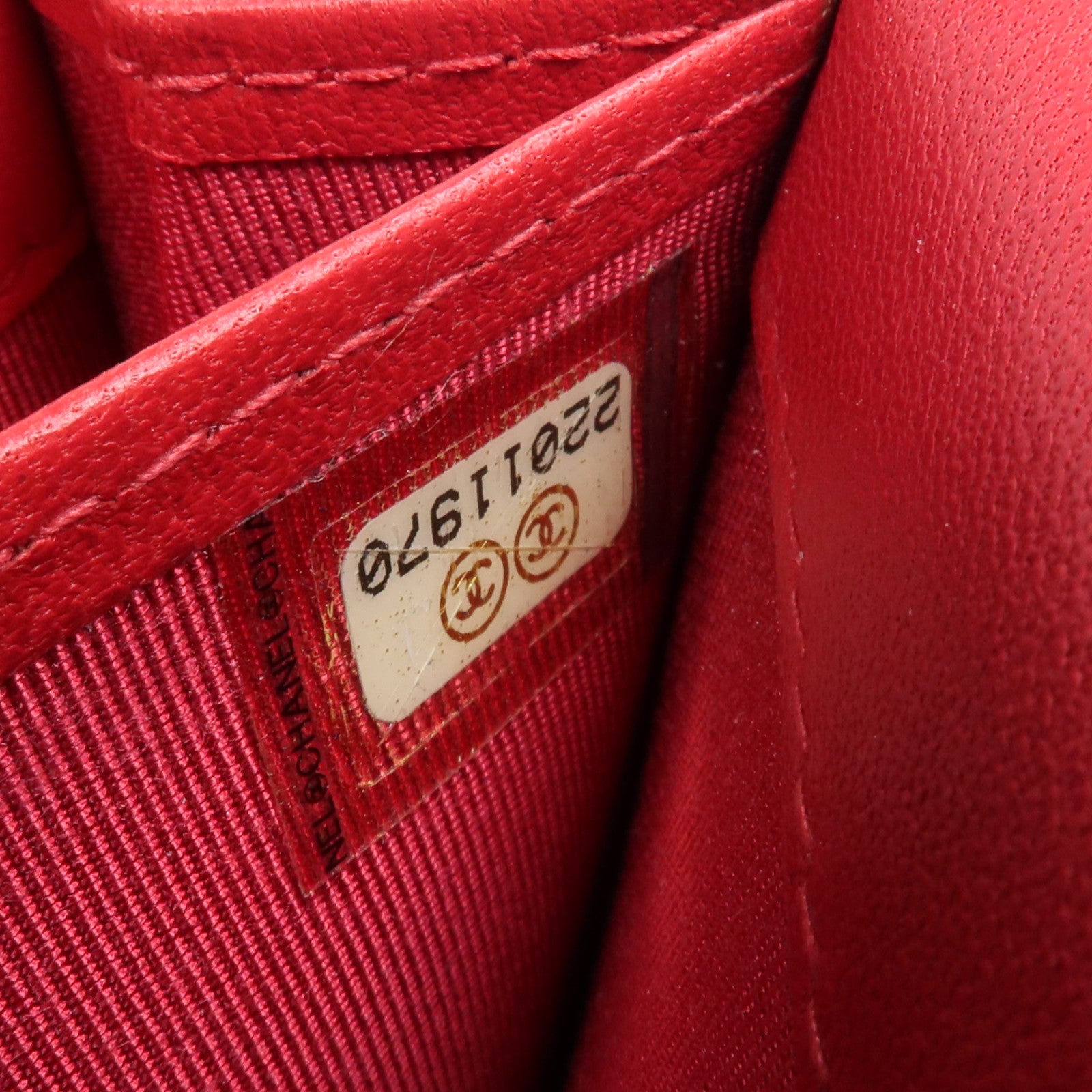 CHANEL 羊皮皮革Classic Long Flap Wallet金扣長錢包