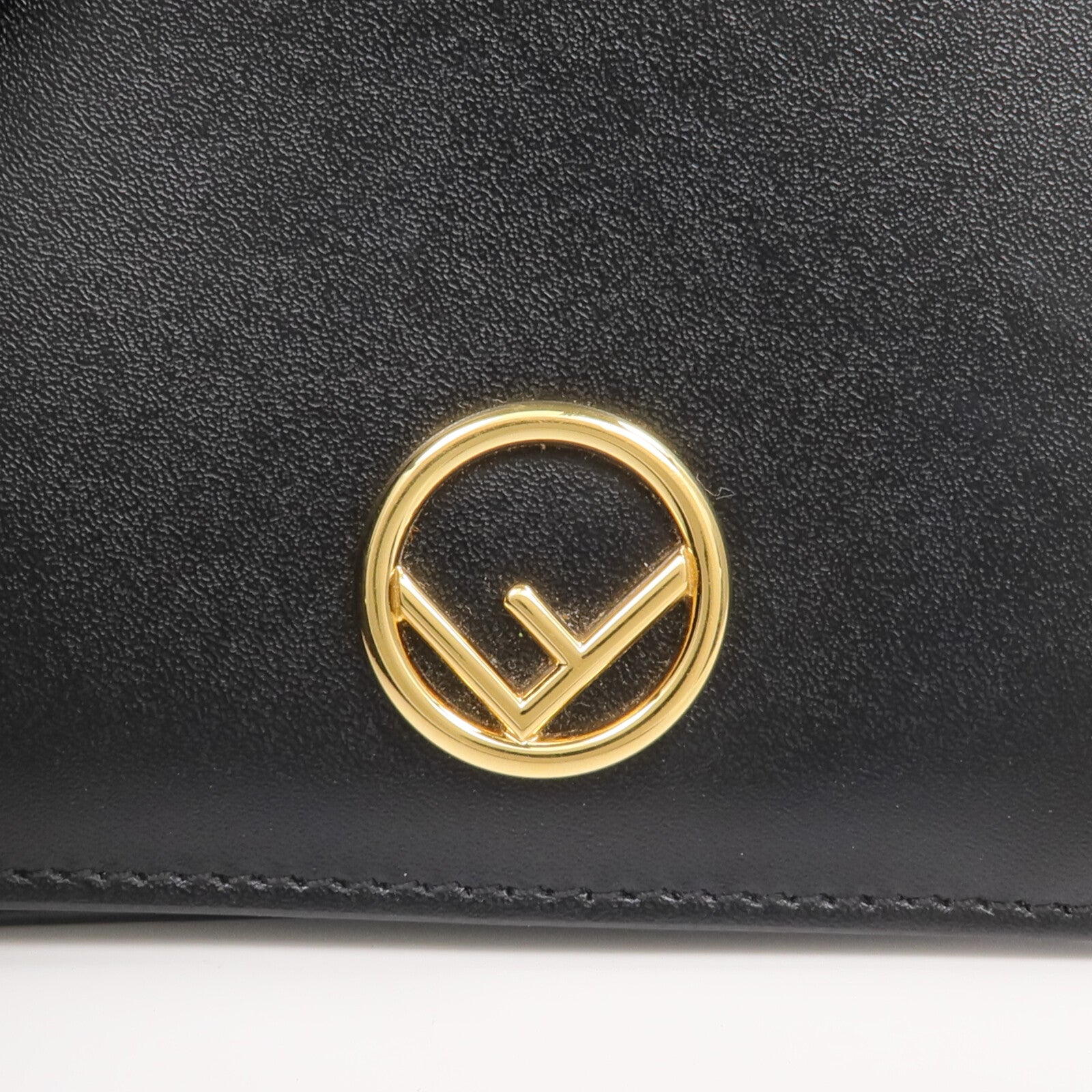 FENDI 牛皮皮革Wallet金扣錢包