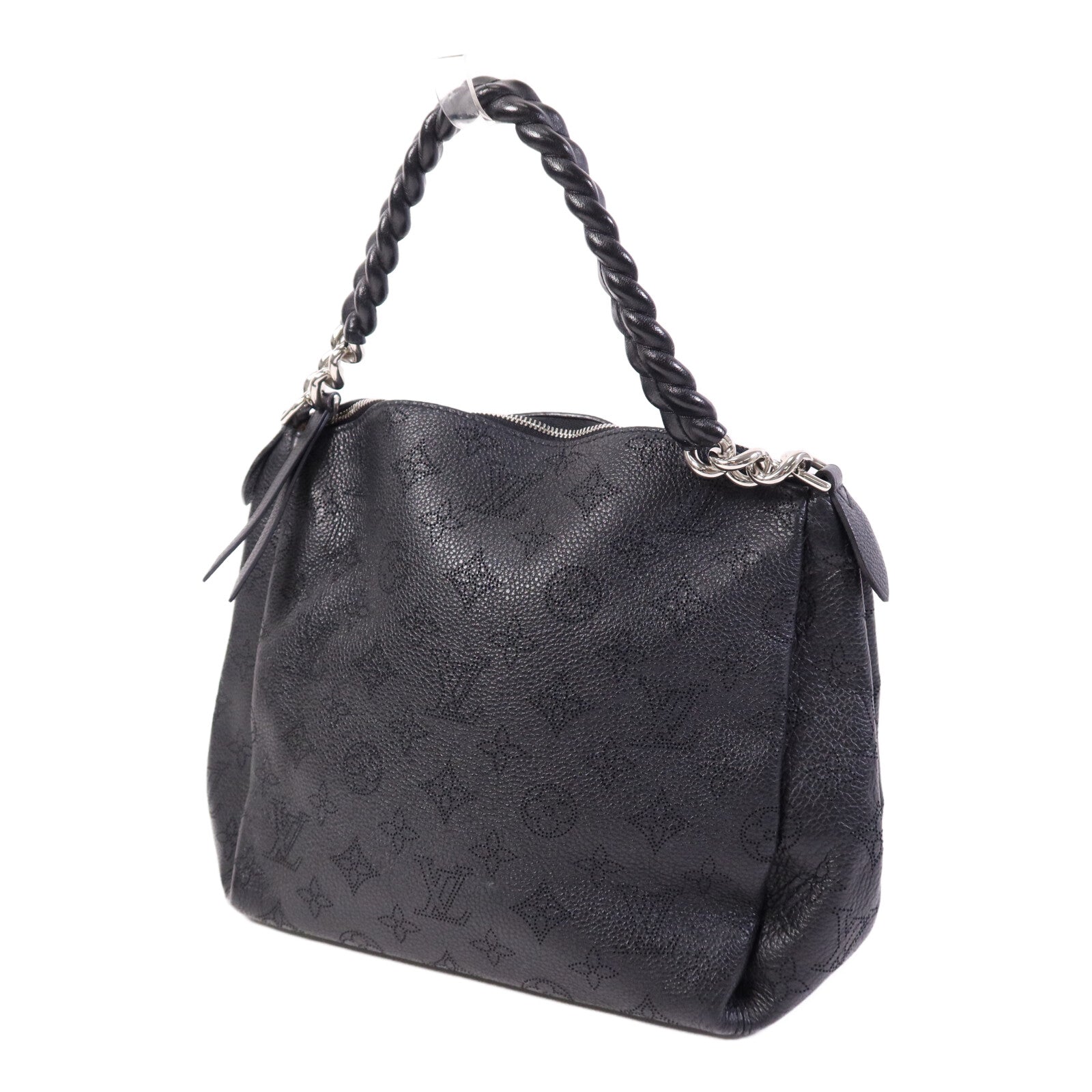 LOUIS VUITTON 【激減優惠】Monogram Mahina Babylone Chain BB銀扣肩背袋