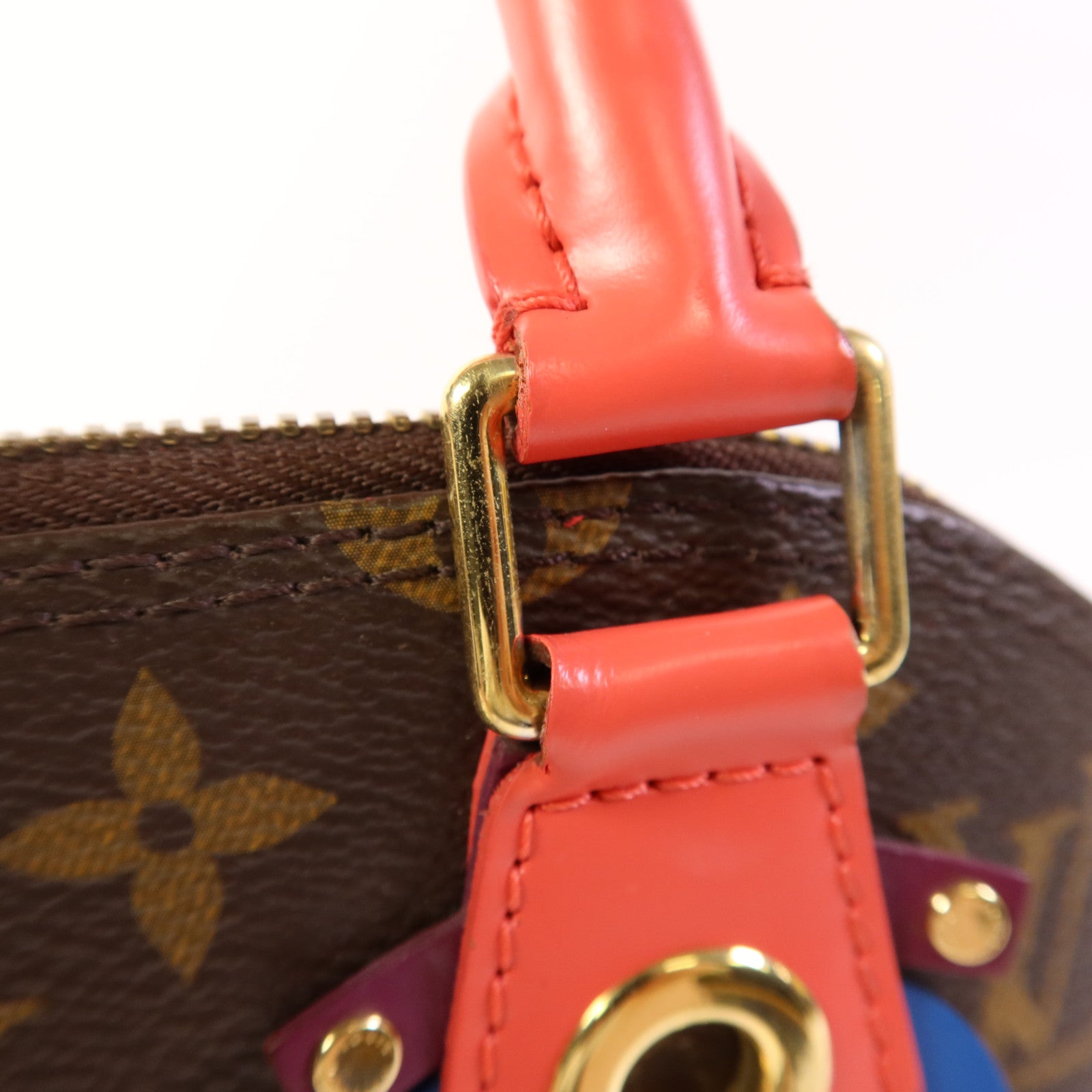 LOUIS VUITTON Monogram Alma BB金扣手挽肩背兩用袋