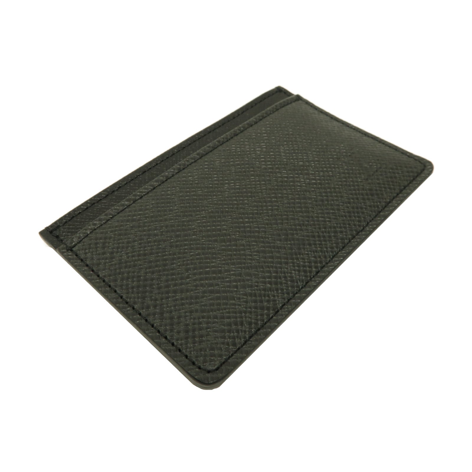LOUIS VUITTON 【激減優惠】Taiga Porto Cal Sampur Card Holder卡片套黑色