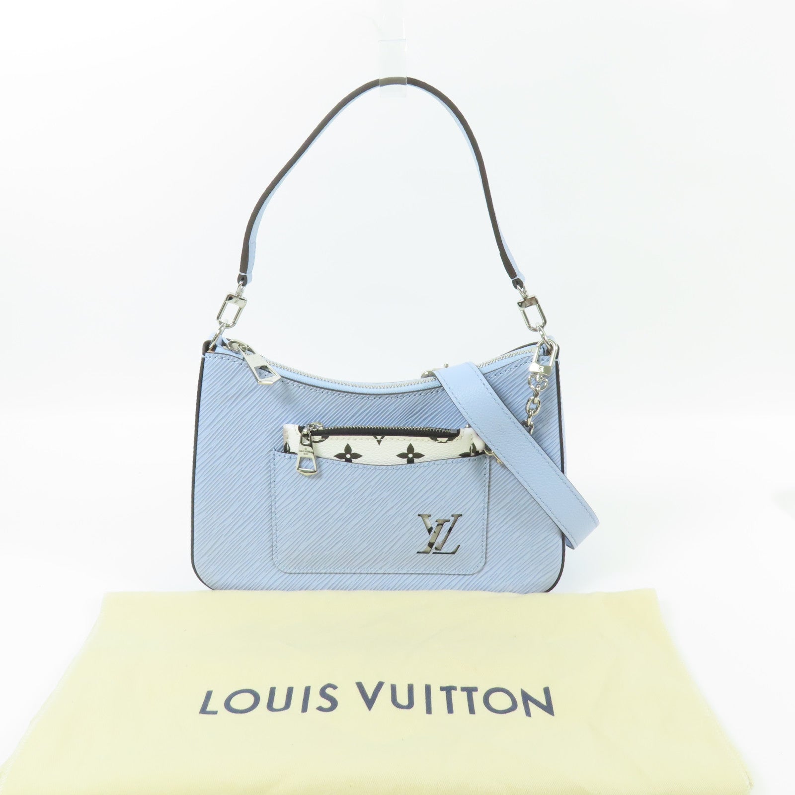 LOUIS VUITTON LV SHW Marelle 2way Shoulder Bag M59486 Epi Blue