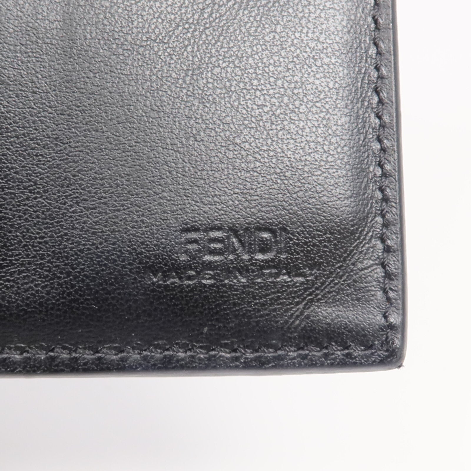 FENDI 牛皮皮革Wallet金扣錢包