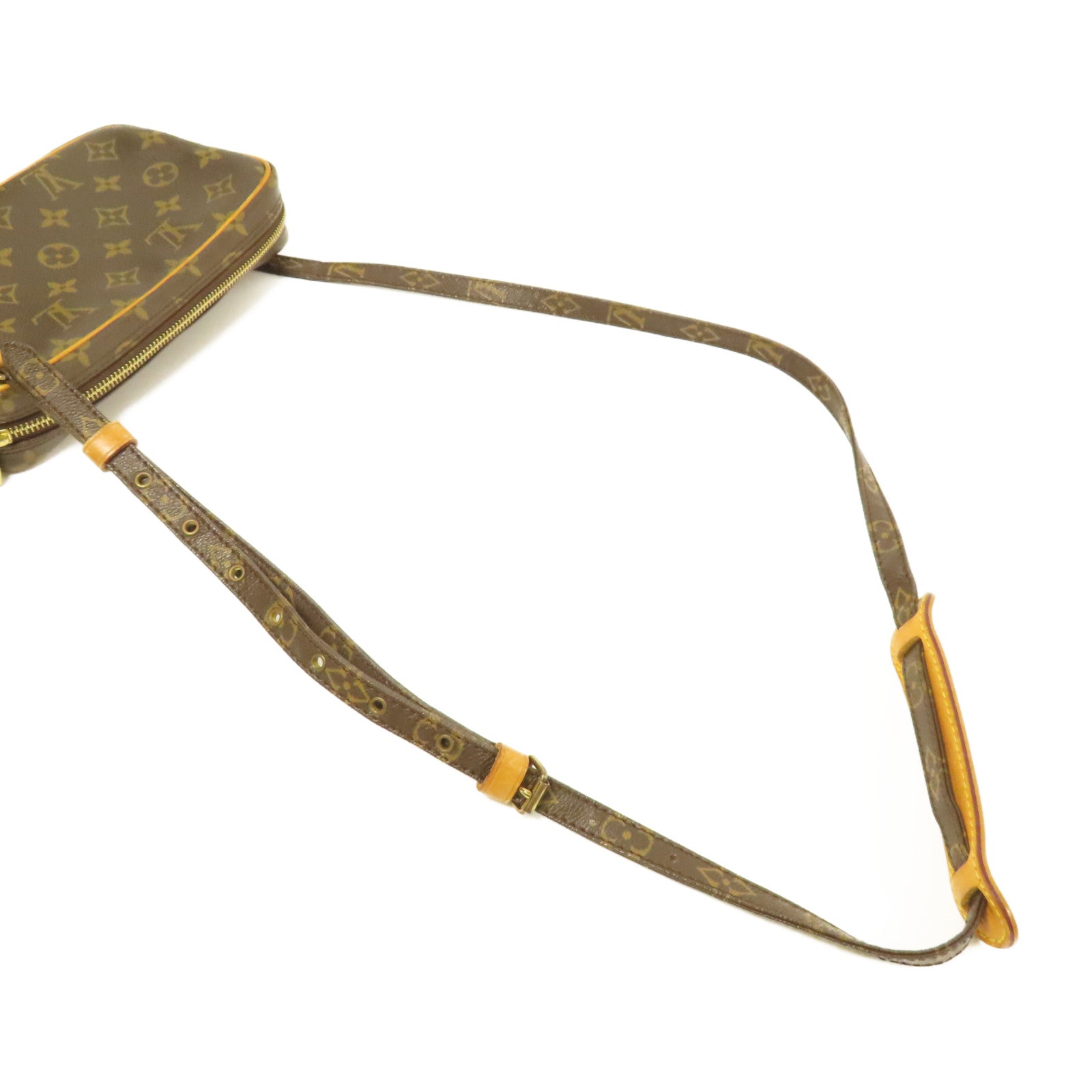 LOUIS VUITTON Monogram Marly Bandouliere金扣肩背袋棕色