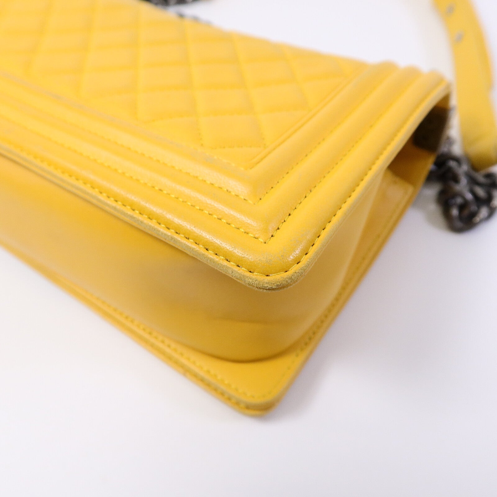 CHANEL 羊皮皮革Boy 25肩背袋