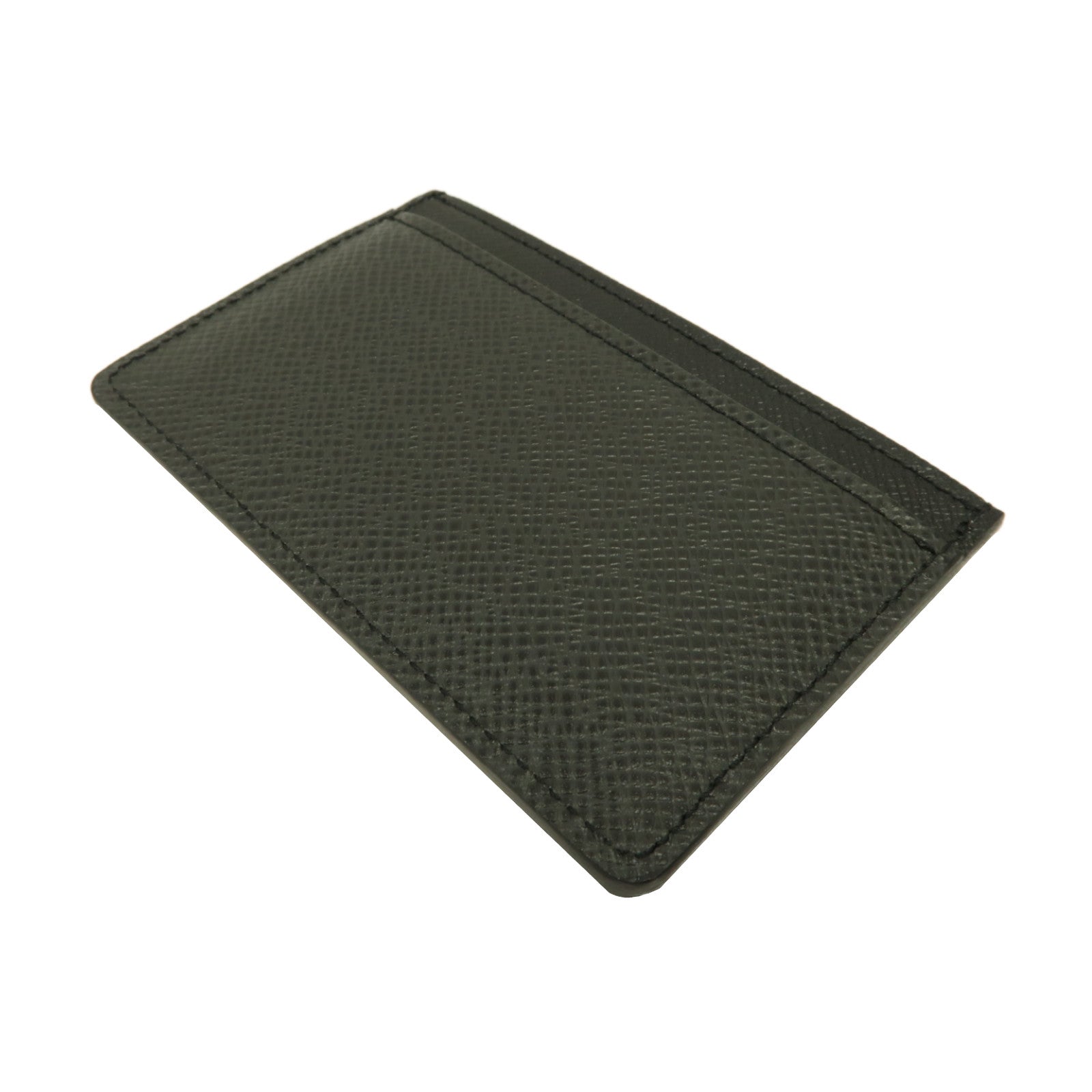 LOUIS VUITTON 【激減優惠】Taiga Porto Cal Sampur Card Holder卡片套黑色