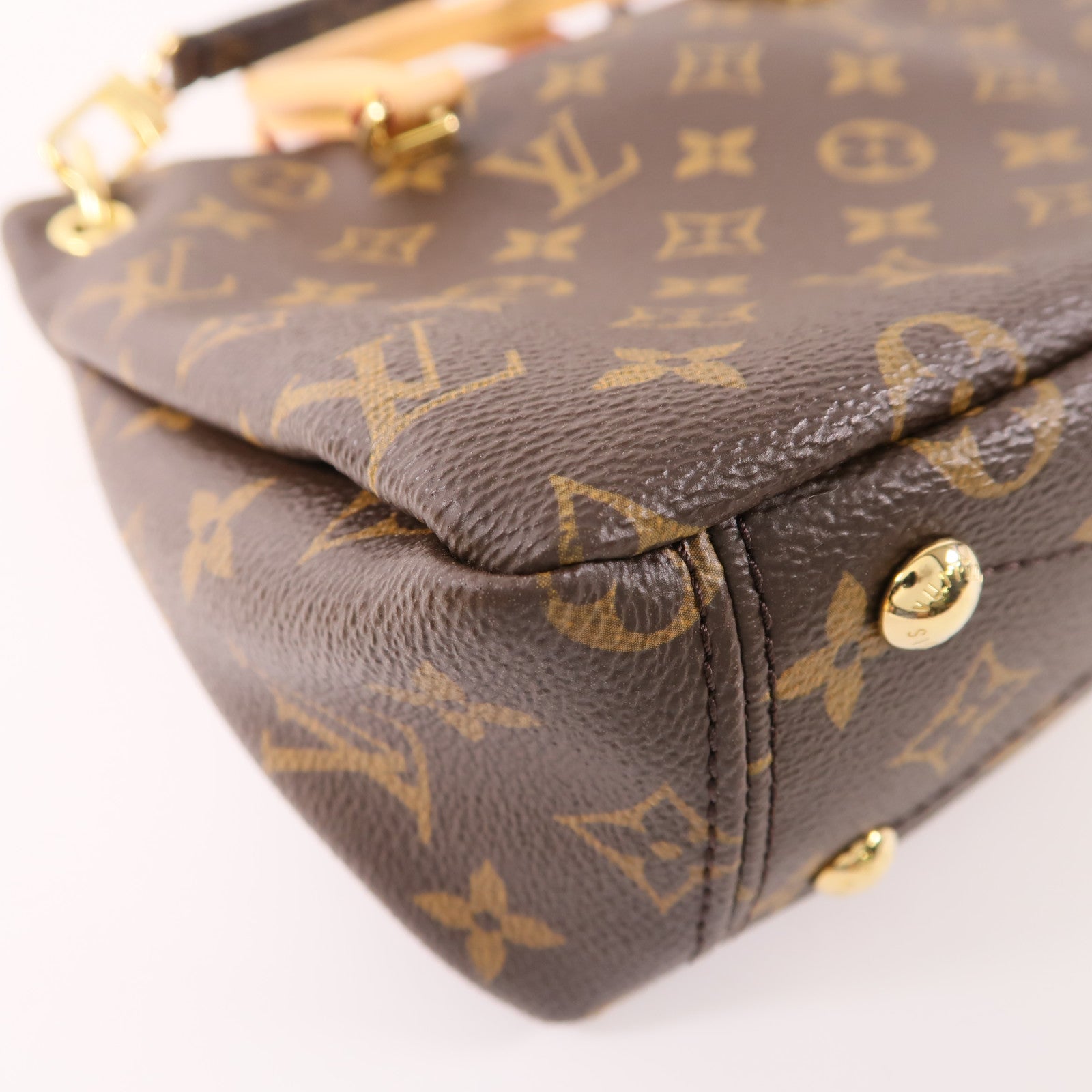 LOUIS VUITTON Monogram Pallas BB金扣手挽肩背兩用袋