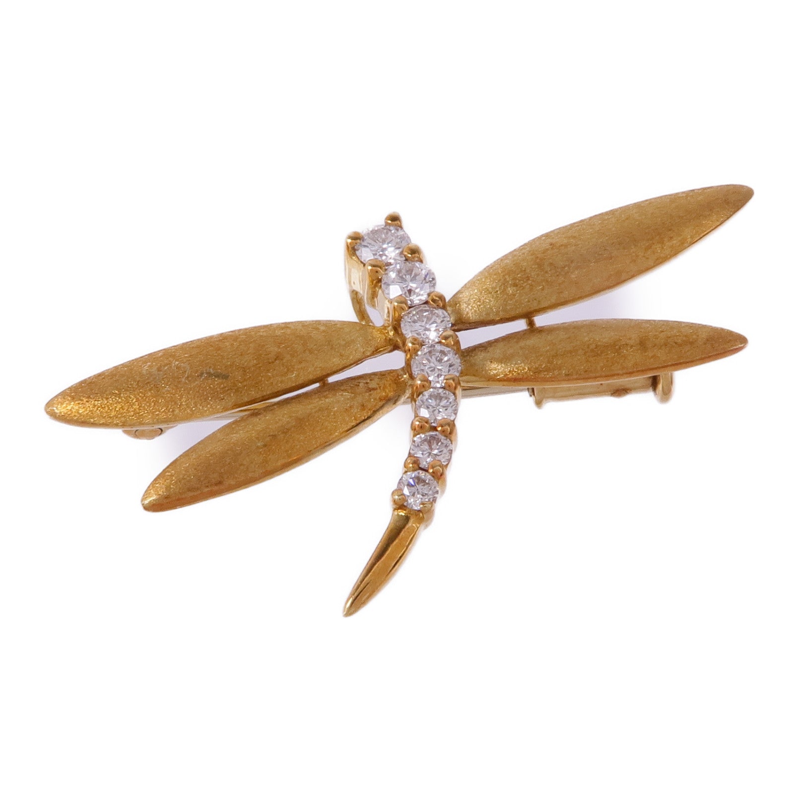 JEWELRY 18K黃金Diamond Brooch鑽石胸針