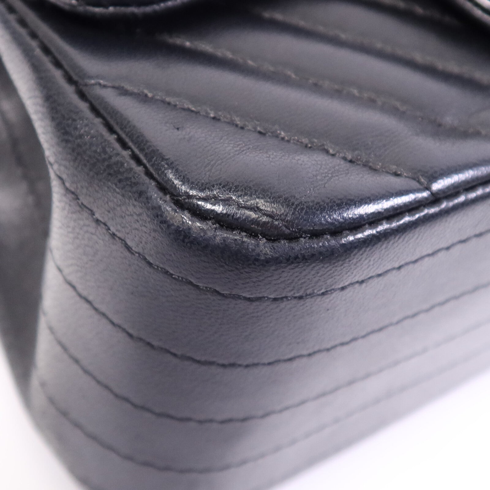 CHANEL 羊皮皮革Mini Classic 17鏈帶肩背袋