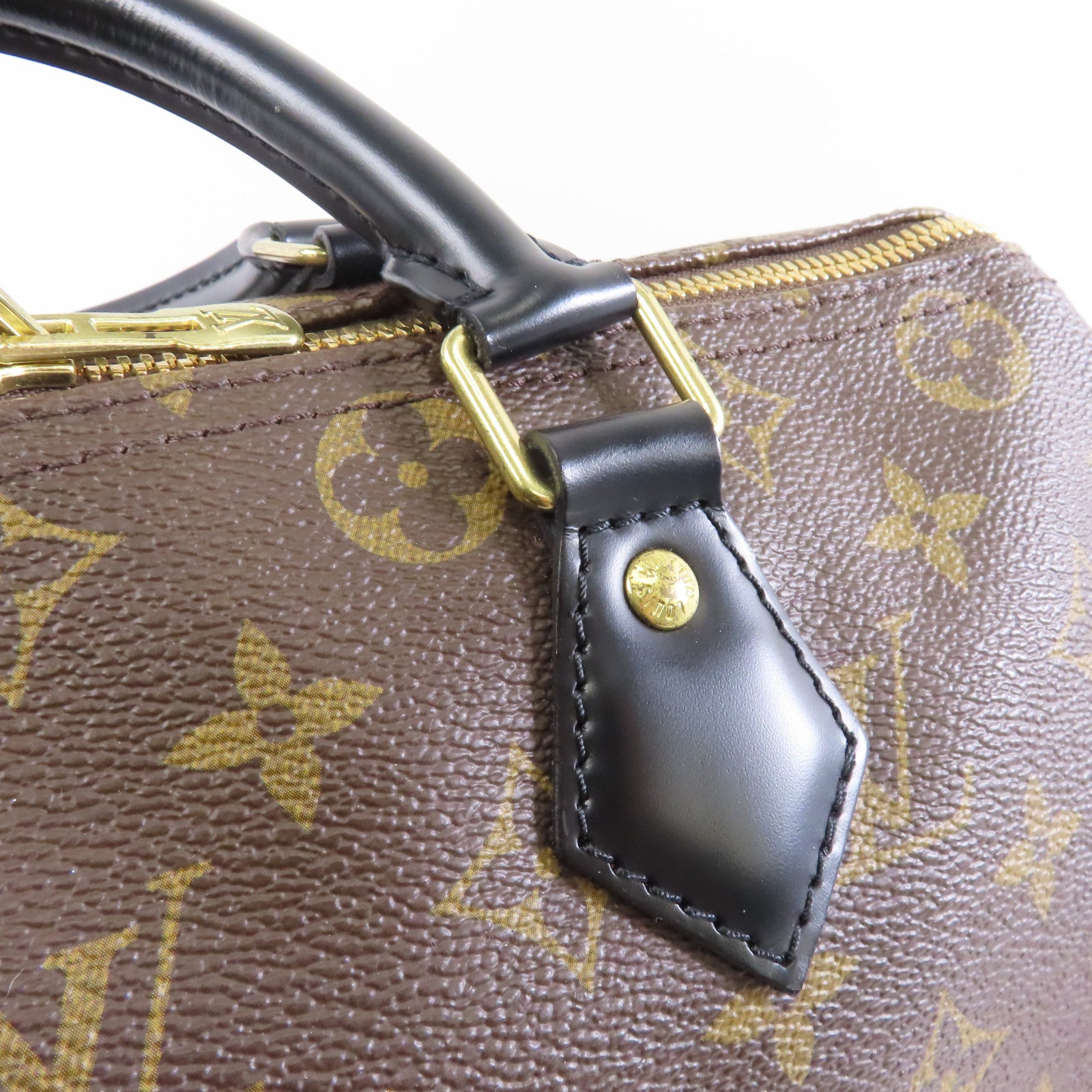 LOUIS VUITTON Monogram Speedy Bandoulière 30金扣手挽肩背兩用袋啡色