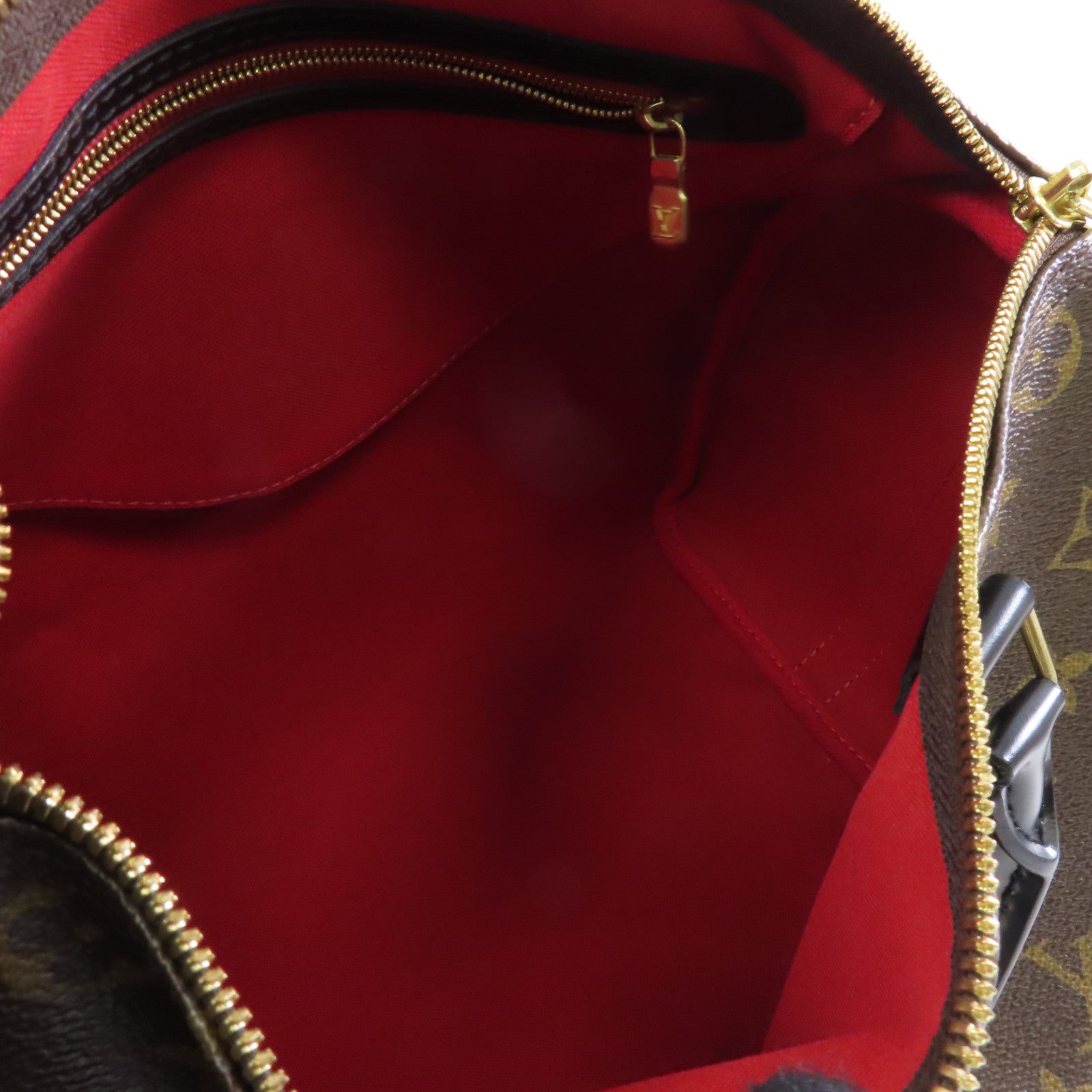 LOUIS VUITTON Monogram Speedy Bandoulière 30金扣手挽肩背兩用袋啡色