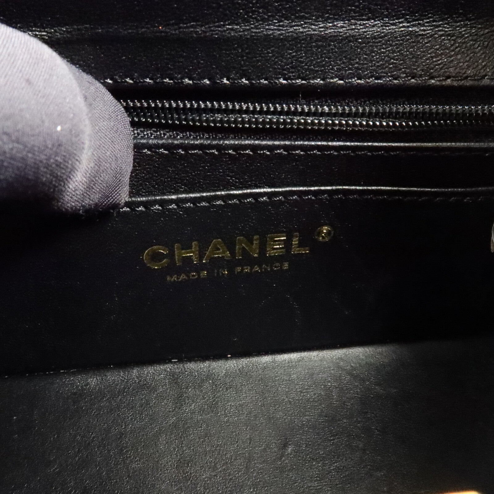 CHANEL 牛皮皮革Vanity Case手挽肩背兩用袋