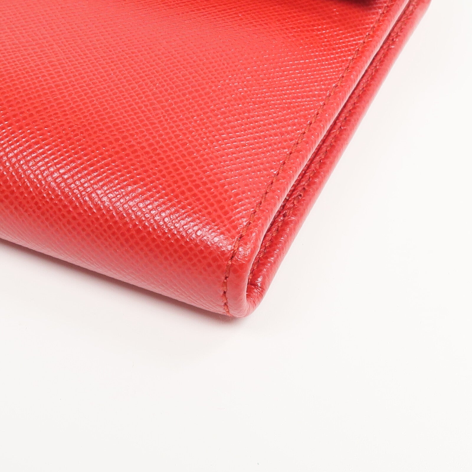 PRADA 牛皮皮革Fold Wallet錢包