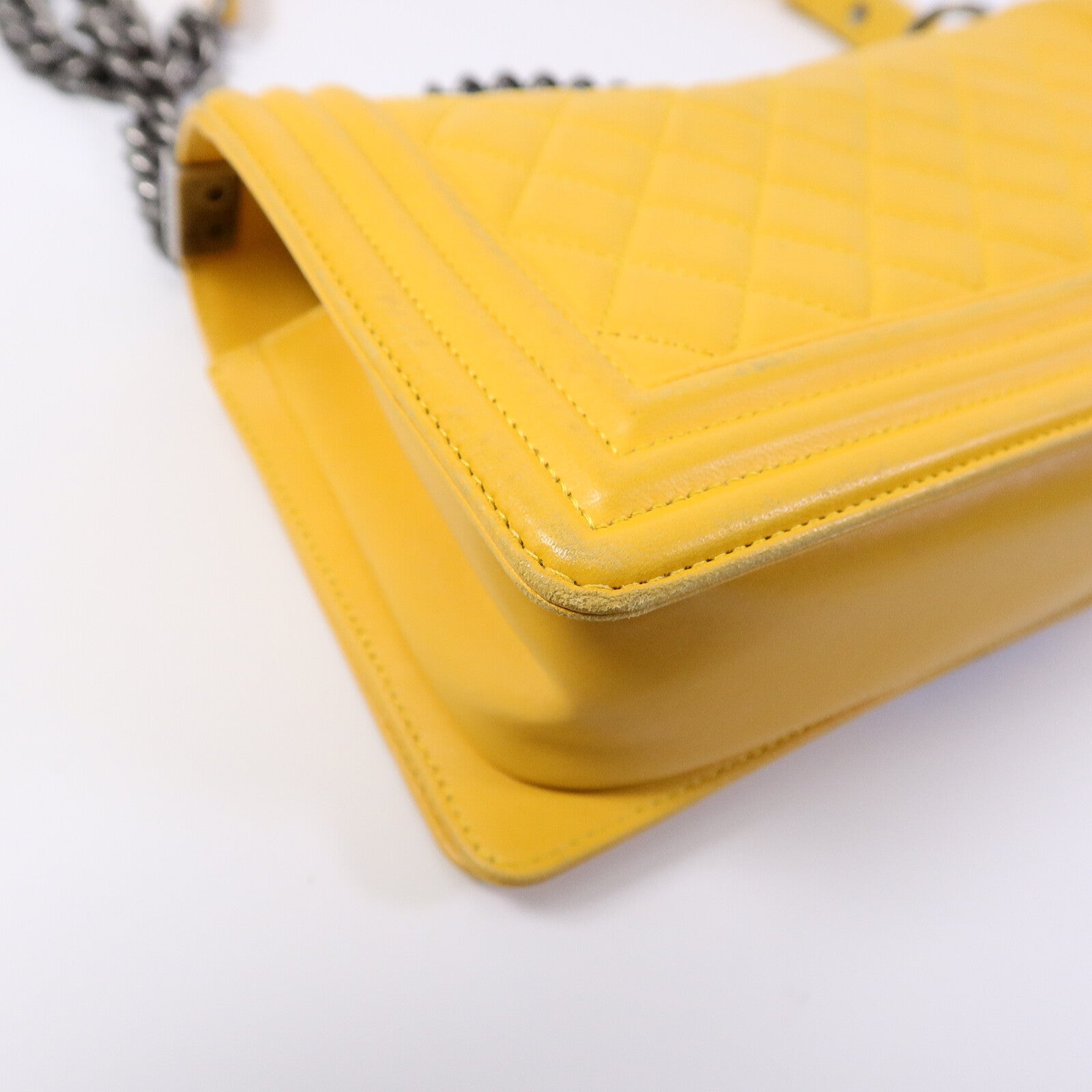 CHANEL 羊皮皮革Boy 25肩背袋