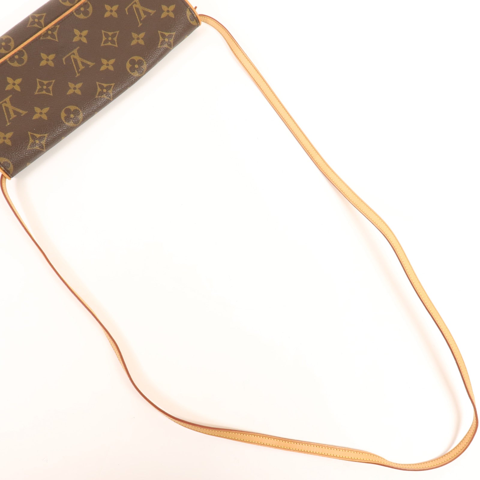 LOUIS VUITTON Monogram Pochette Twin GM金扣肩背袋