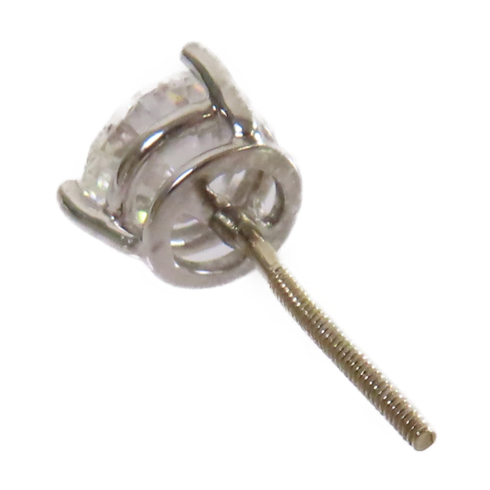 JEWELRY 14K白金/0.76ct/0.72ct鑽石Diamond Earrings耳環