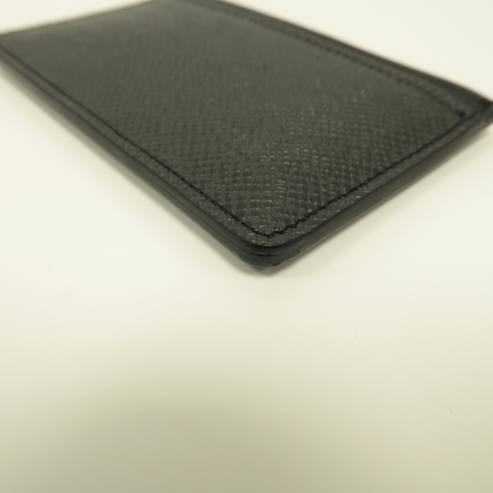 LOUIS VUITTON 【激減優惠】Taiga Porto Cal Sampur Card Holder卡片套黑色