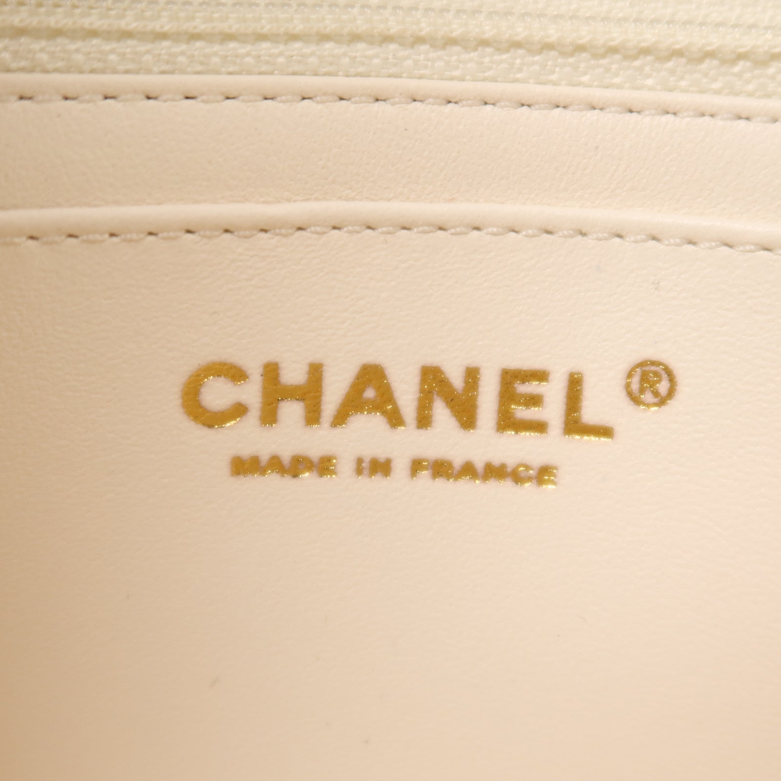 CHANEL 羊皮皮革Chain Shoulder金扣鏈帶肩背袋