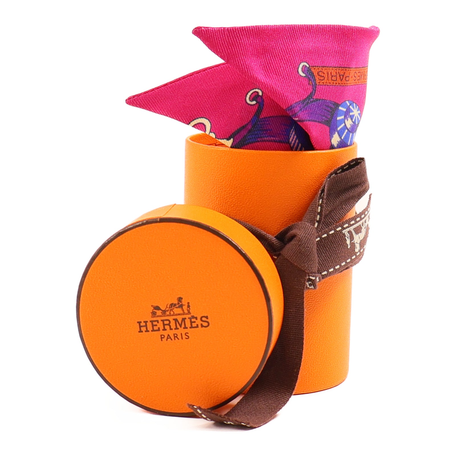 HERMES 絲質Twilly絲巾