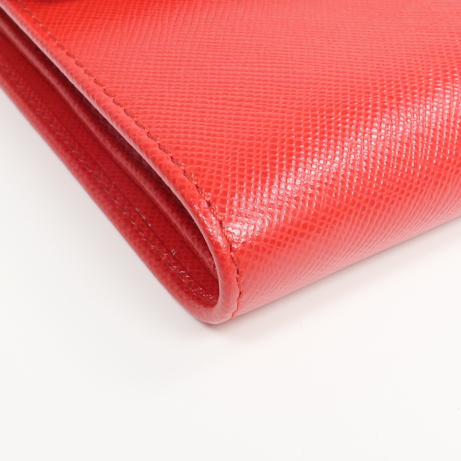 PRADA 牛皮皮革Fold Wallet錢包
