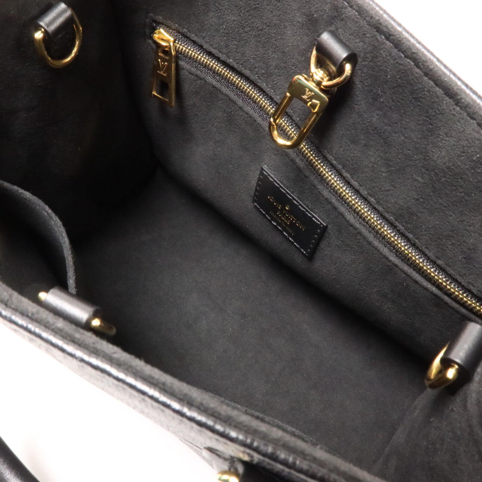 LOUIS VUITTON Monogram Empreinte OnTheGo PM手挽肩背兩用袋