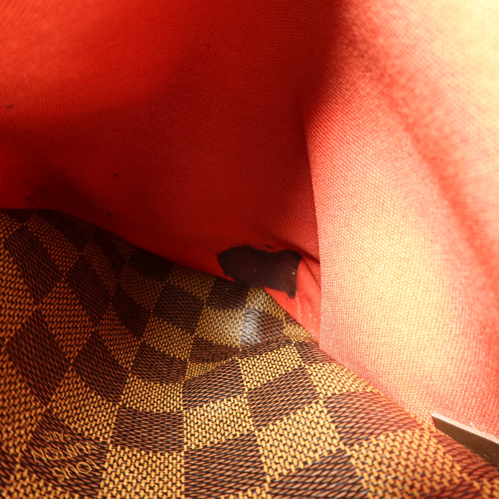 LOUIS VUITTON Damier Totally PM金扣手挽袋