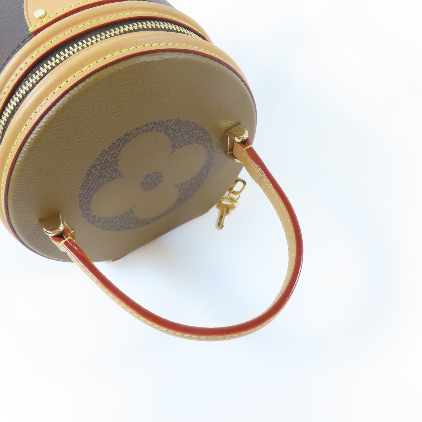 LOUIS VUITTON 【激減優惠】Monogram Giant Cannes金扣手挽肩背兩用袋啡色
