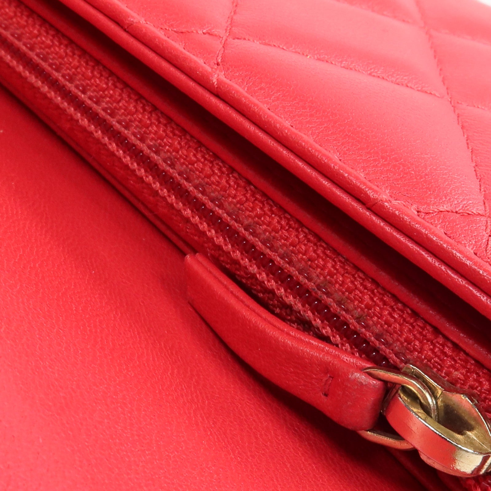 CHANEL 羊皮皮革Classic Long Flap Wallet金扣長錢包