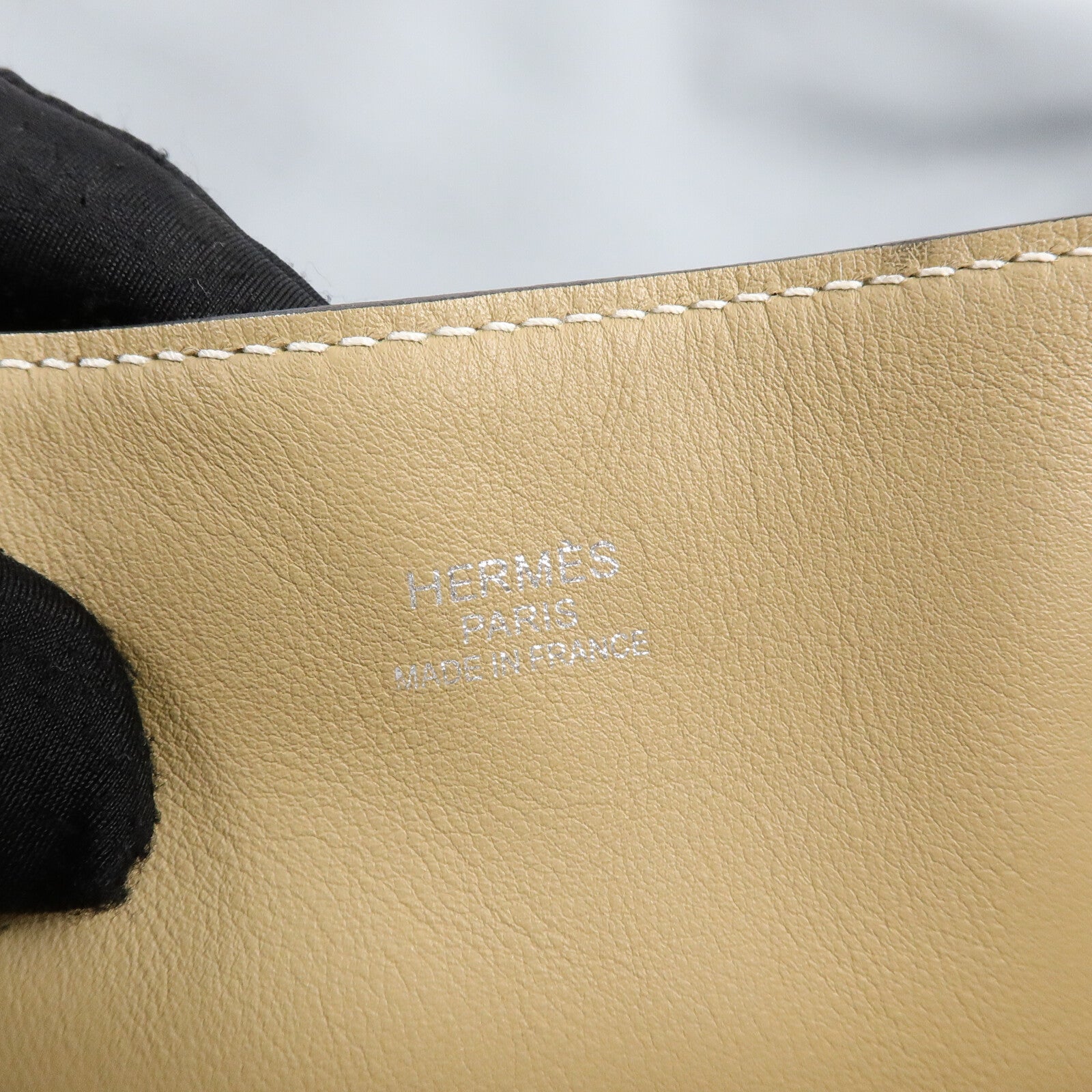 HERMES Swift皮革Double Sens 28肩背袋/手挽袋Gris Pantin/Poussier
