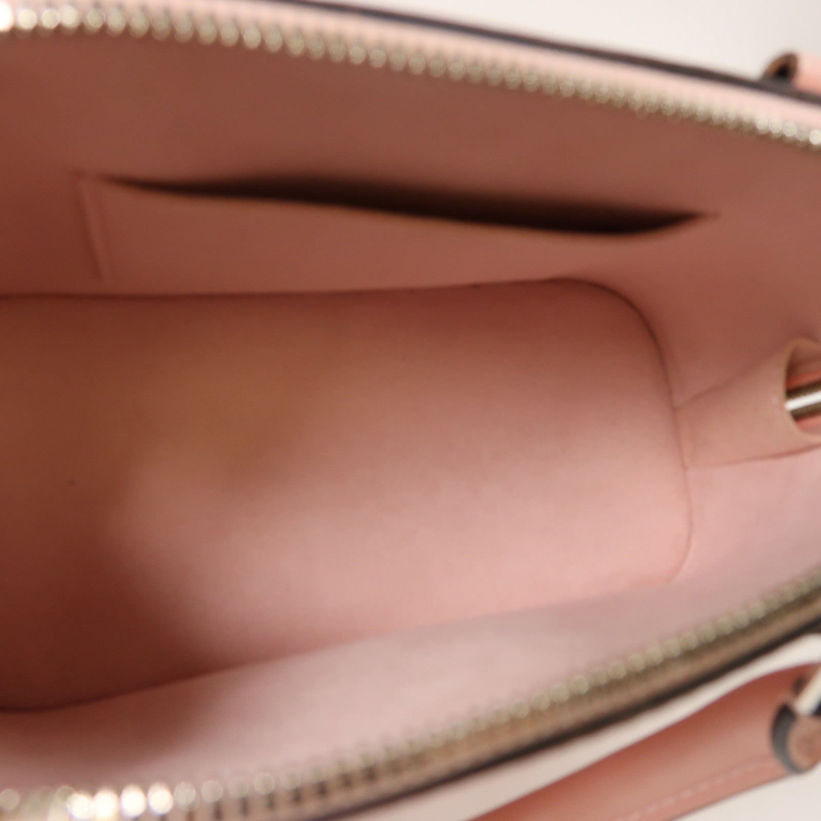 LOUIS VUITTON Epi Alma BB銀扣手挽肩背兩用袋粉紅色