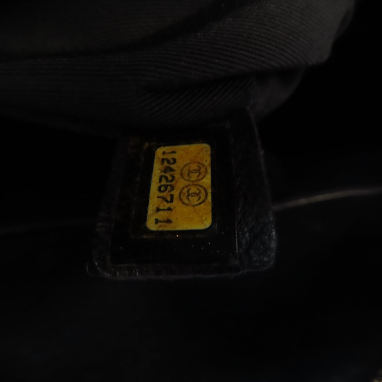 CHANEL 菱格牛皮皮革Shoulder Bag銀扣肩背袋深藍色