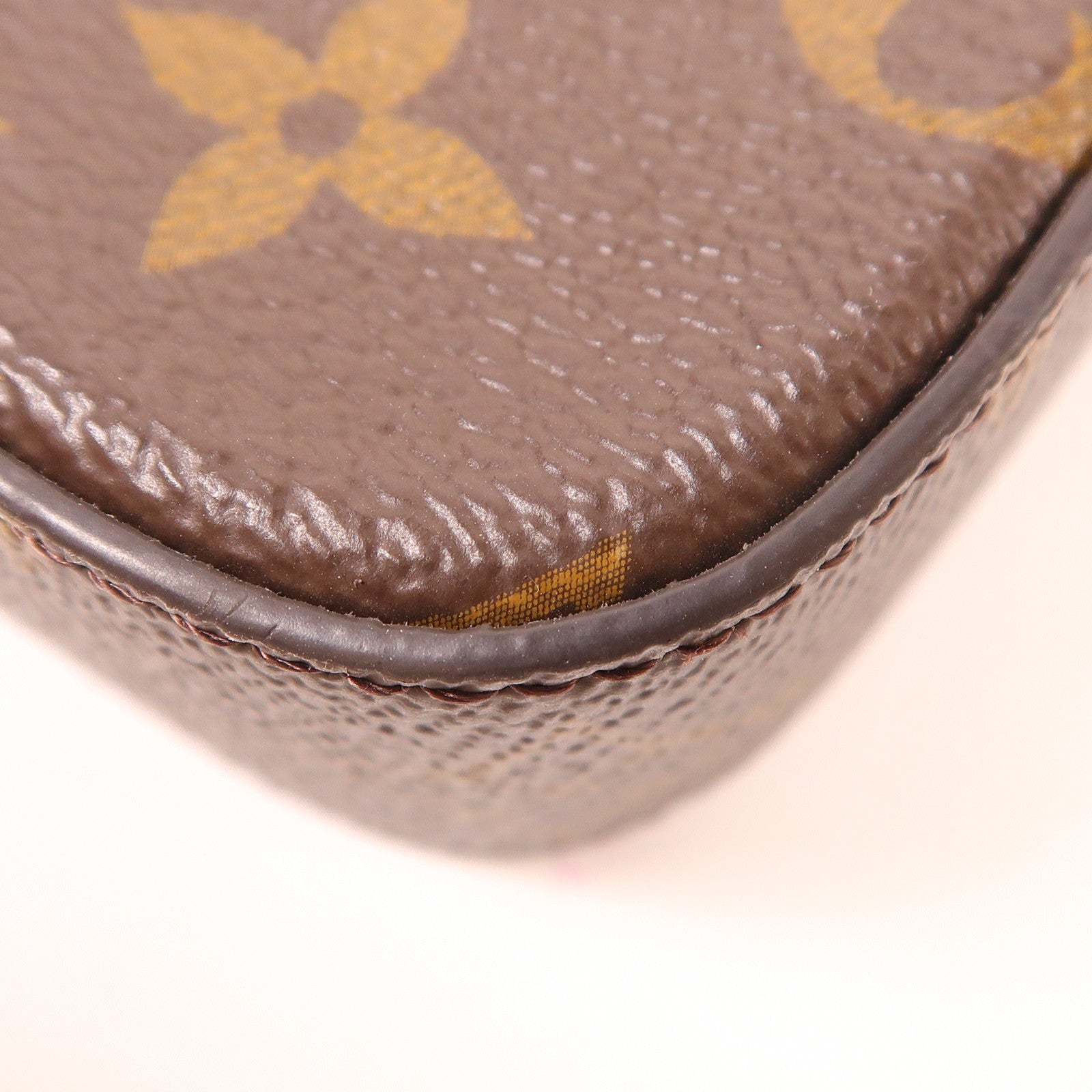 LOUIS VUITTON LV GHW Felicie Strap & Go Shoulder Bag M80091 Monogram Brown/Green