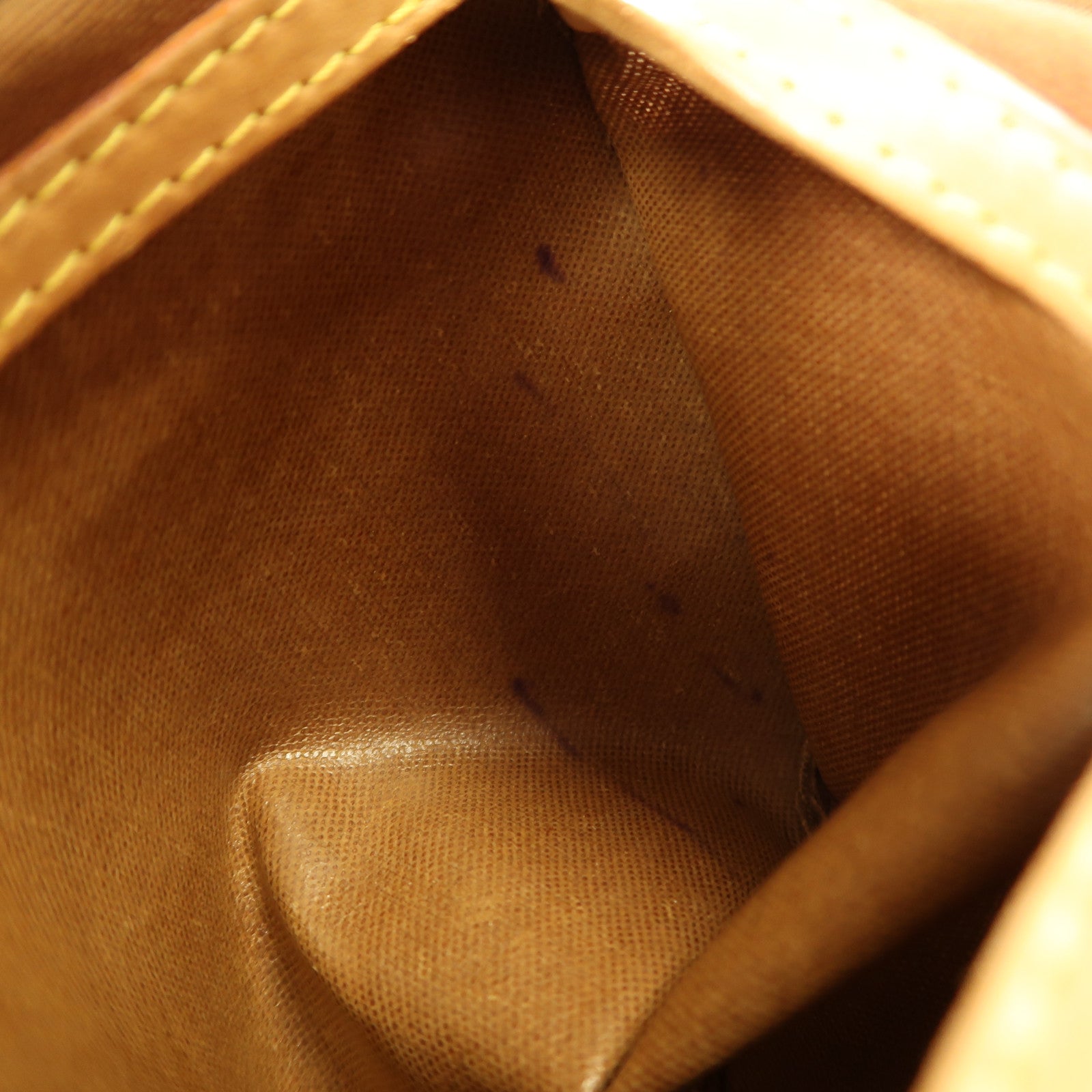 LOUIS VUITTON Monogram Montorgueil PM金扣肩背袋棕色