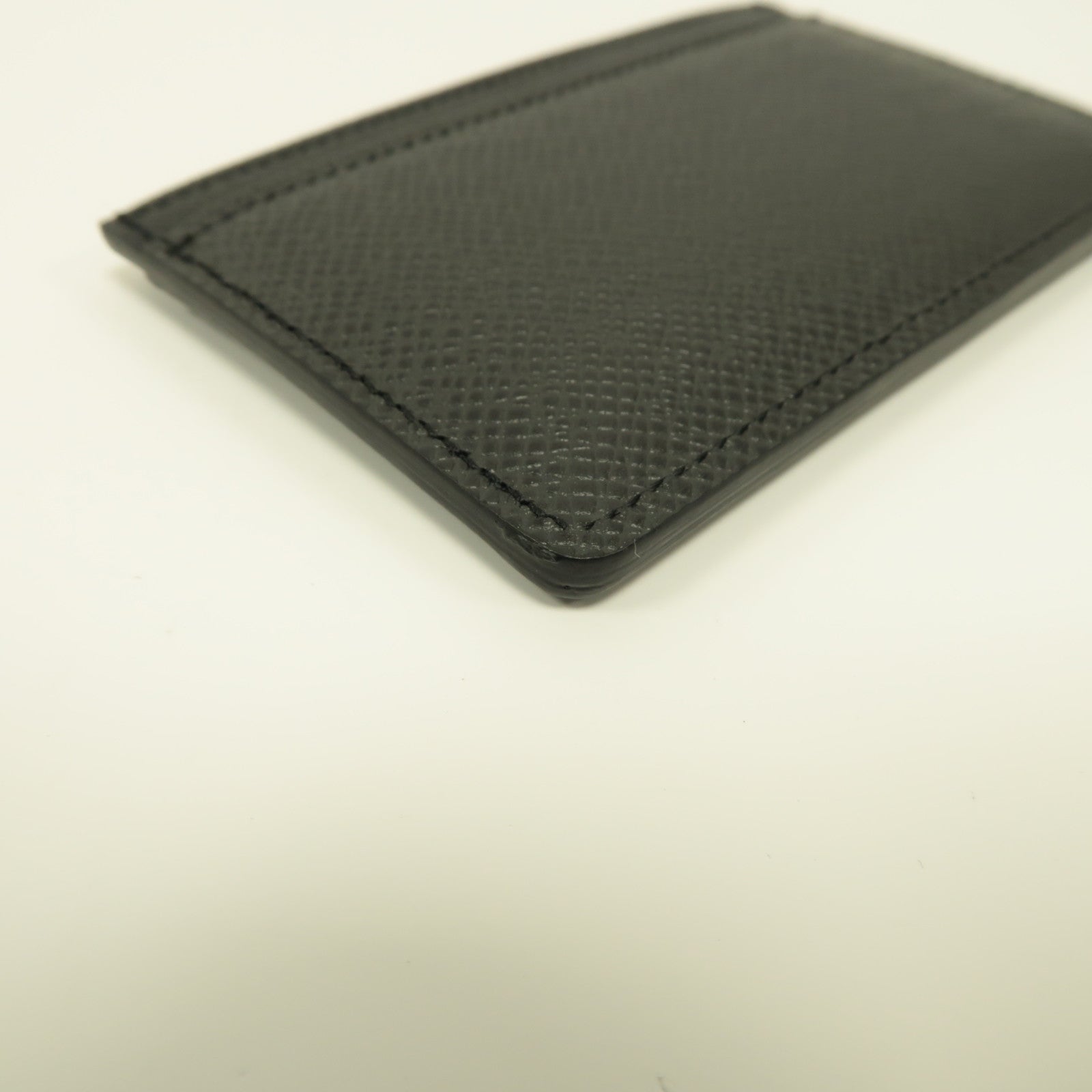 LOUIS VUITTON 【激減優惠】Taiga Porto Cal Sampur Card Holder卡片套黑色