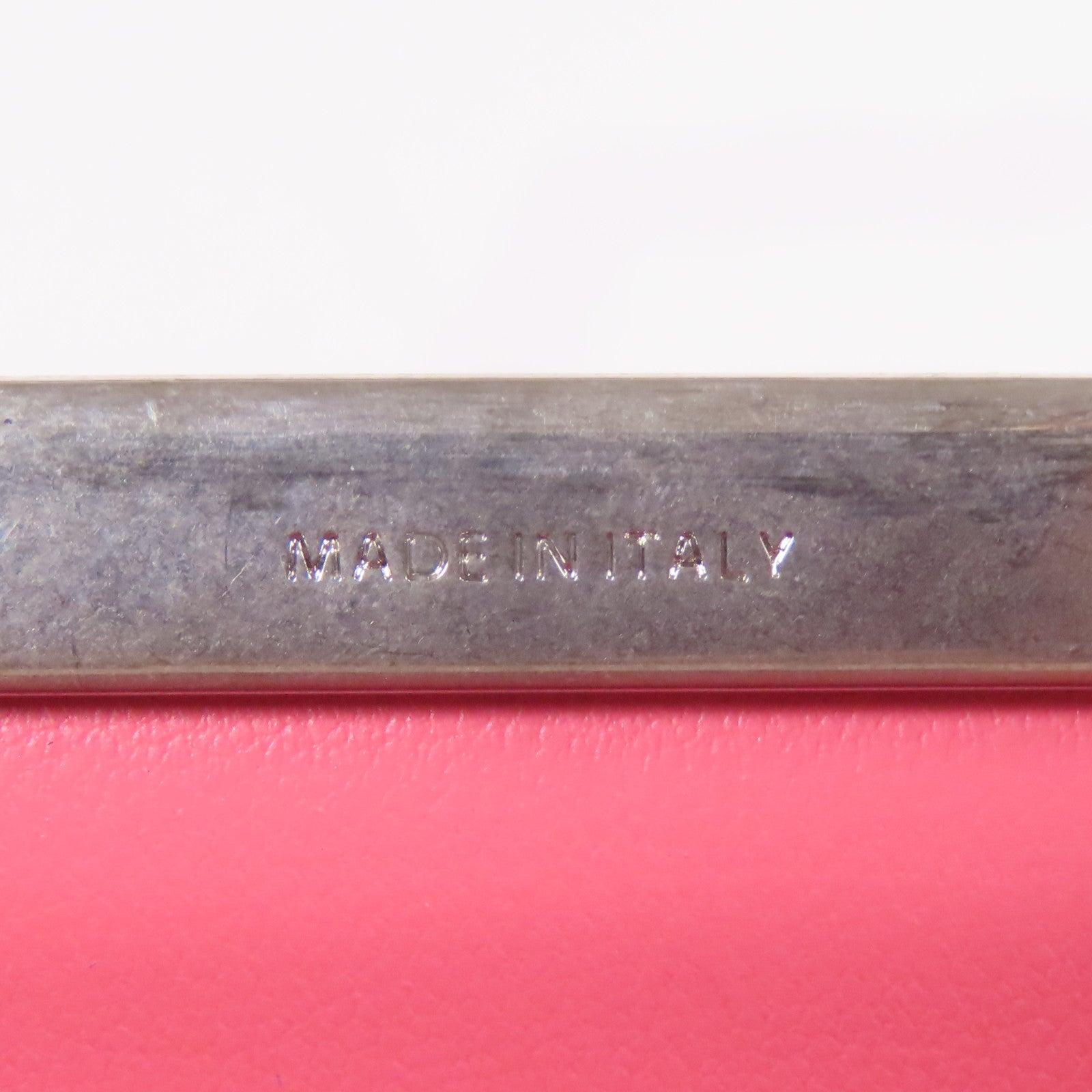 FENDI SHW Peekaboo Cut Shoulder Bag Leather Pink