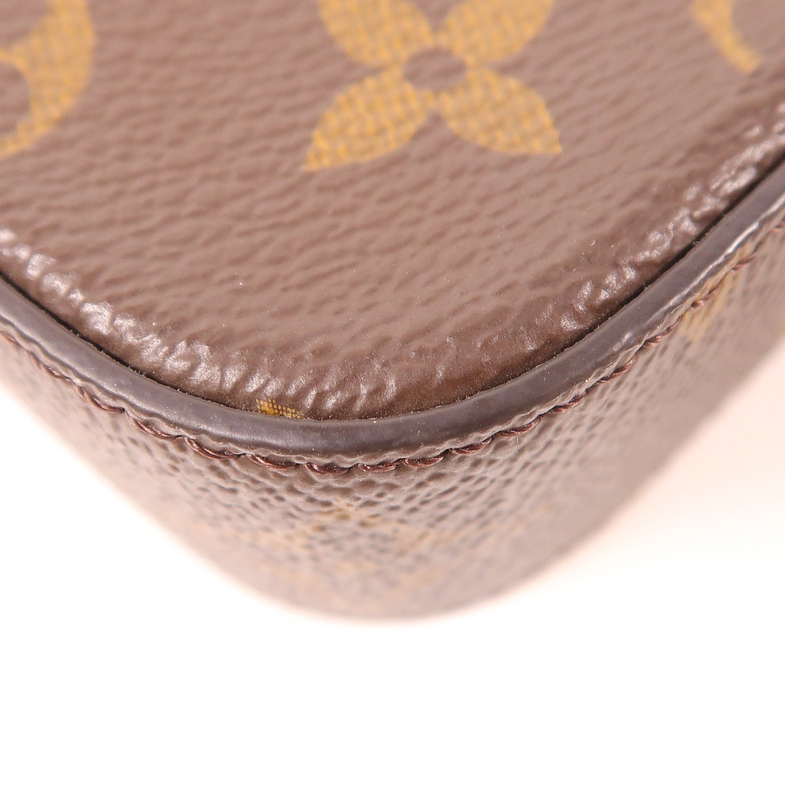 LOUIS VUITTON LV GHW Felicie Strap & Go Shoulder Bag M80091 Monogram Brown/Green
