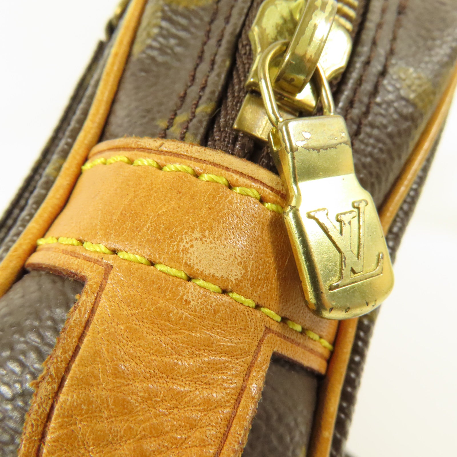 LOUIS VUITTON Monogram Marly Bandouliere金扣肩背袋棕色