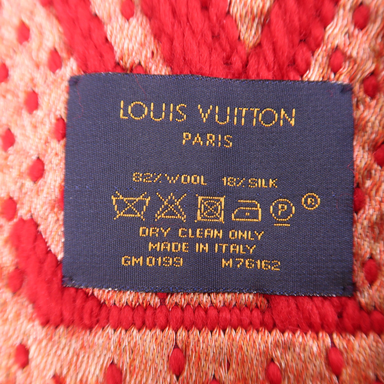 LOUIS VUITTON 羊毛/絲質Muffler圍巾