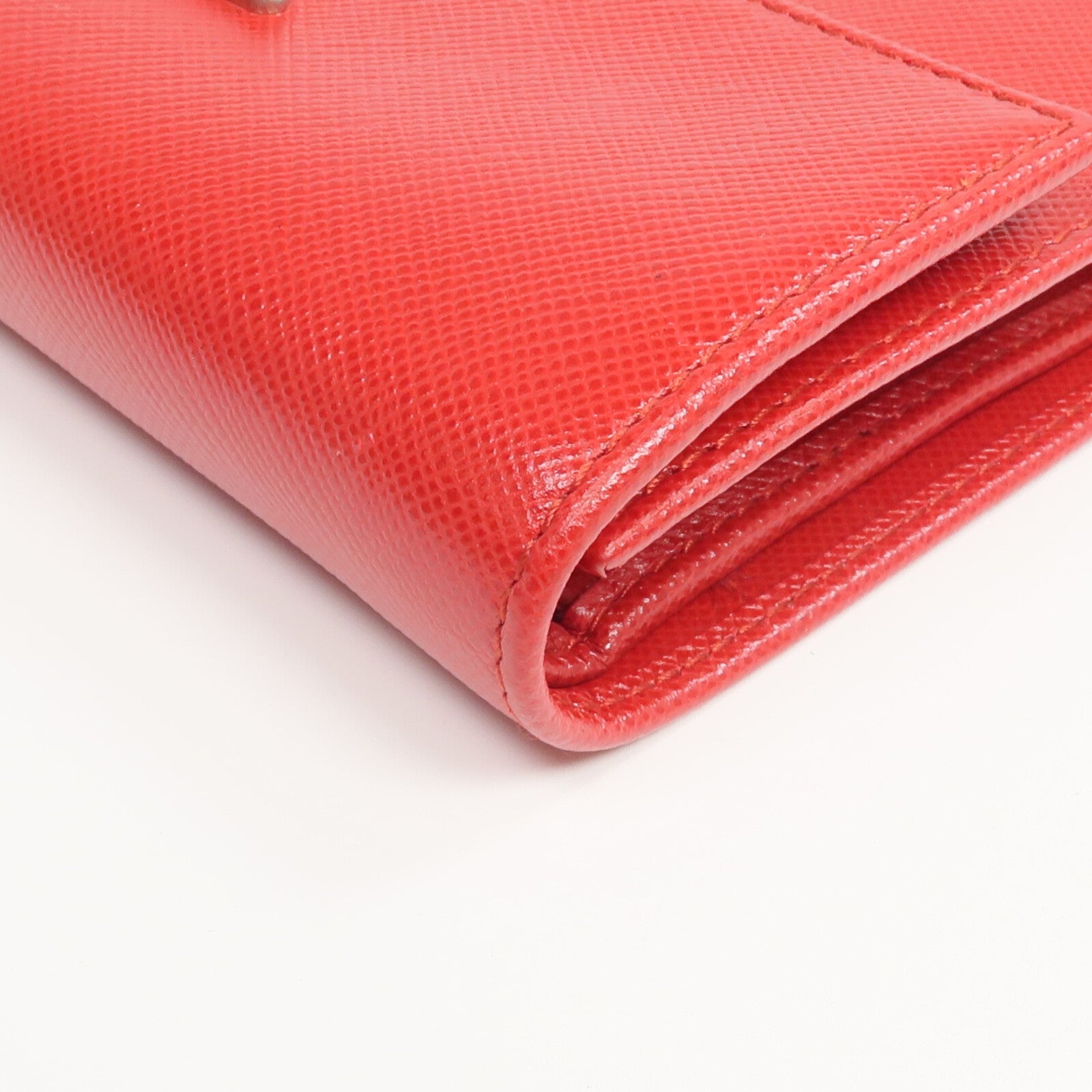 PRADA 牛皮皮革Fold Wallet錢包