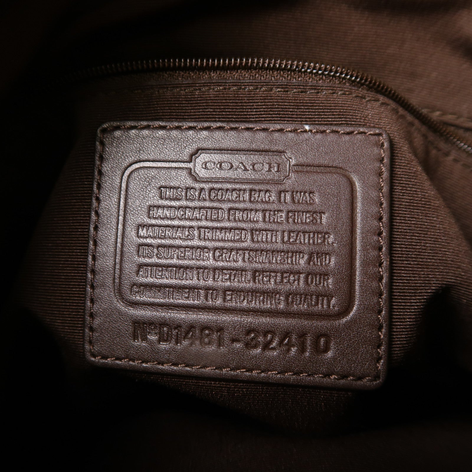 COACH 帆布Shoulder Bag金扣肩背袋