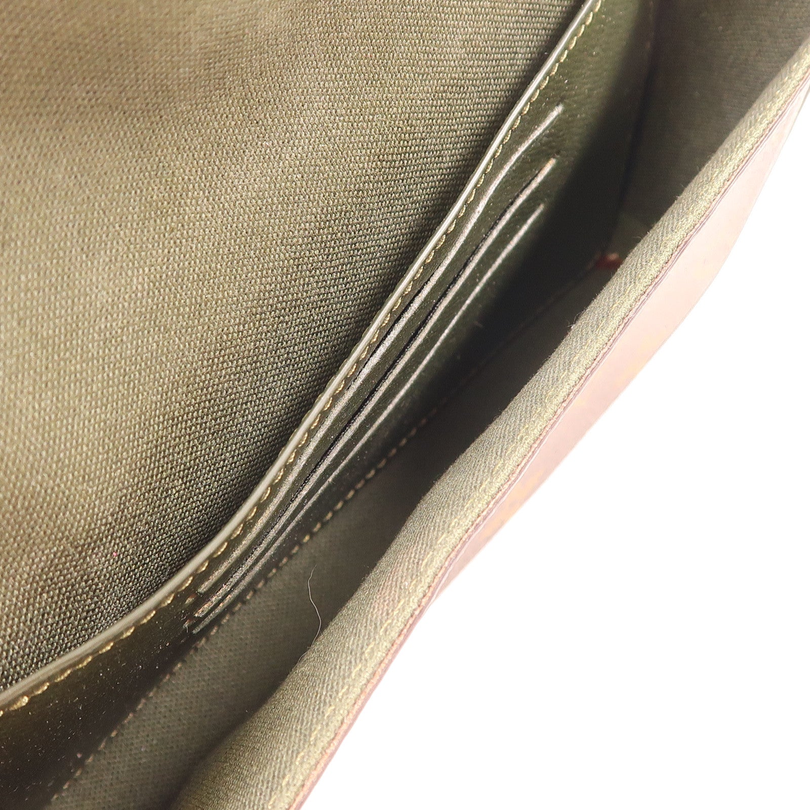 LOUIS VUITTON LV GHW Felicie Strap & Go Shoulder Bag M80091 Monogram Brown/Green