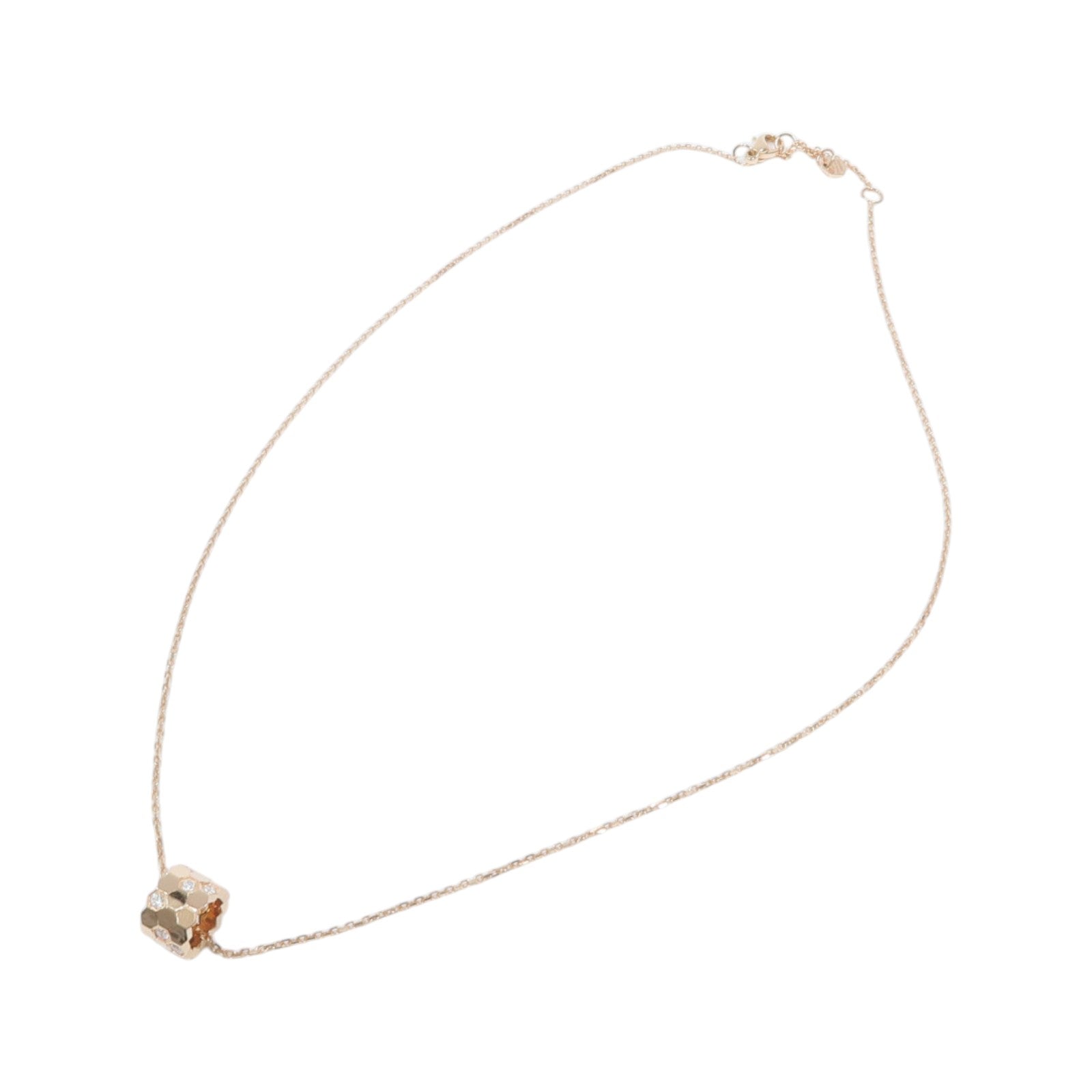 Chaumet 18K玫瑰金Bee de Chaumet鑽石項鍊