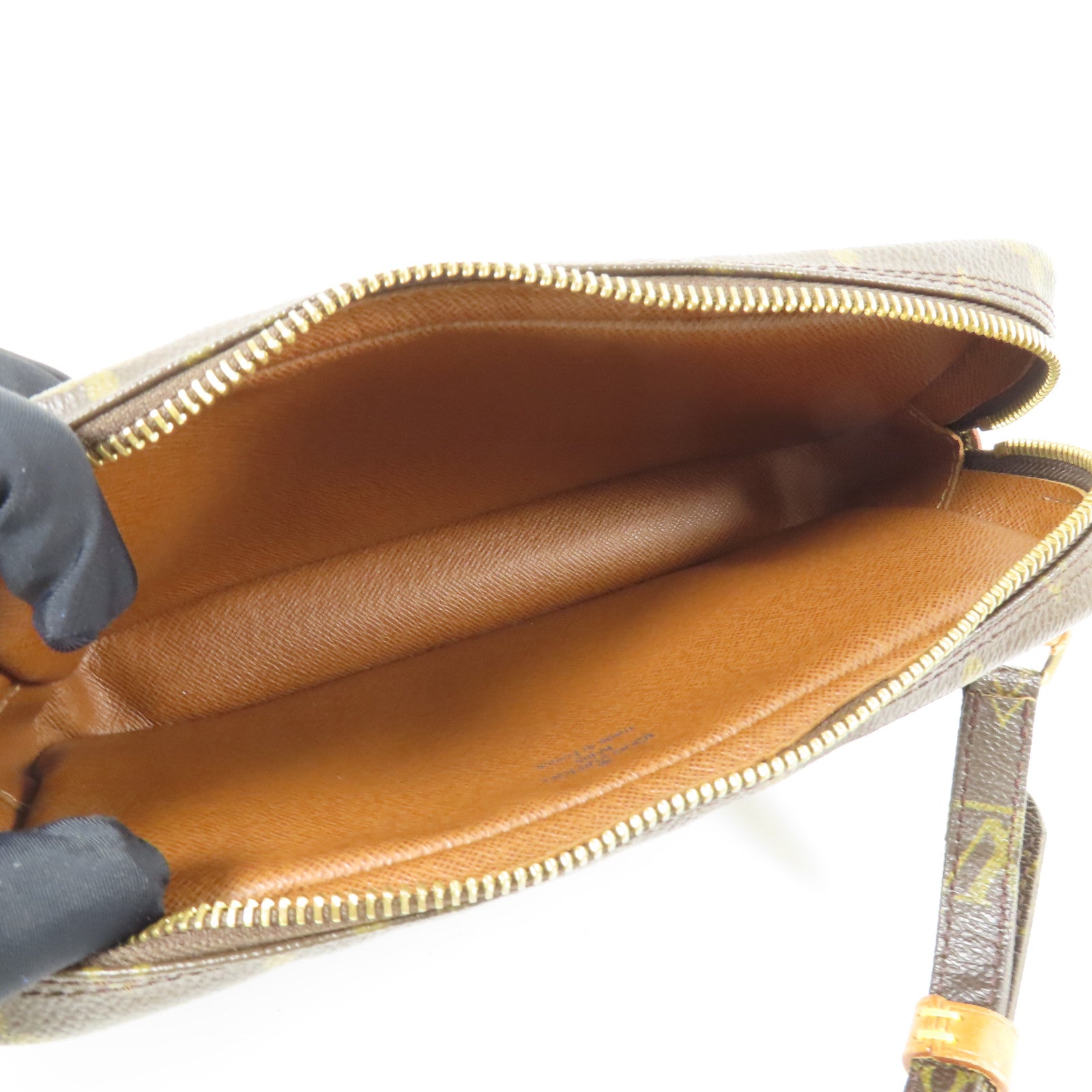 LOUIS VUITTON Monogram Marly Bandouliere金扣肩背袋棕色