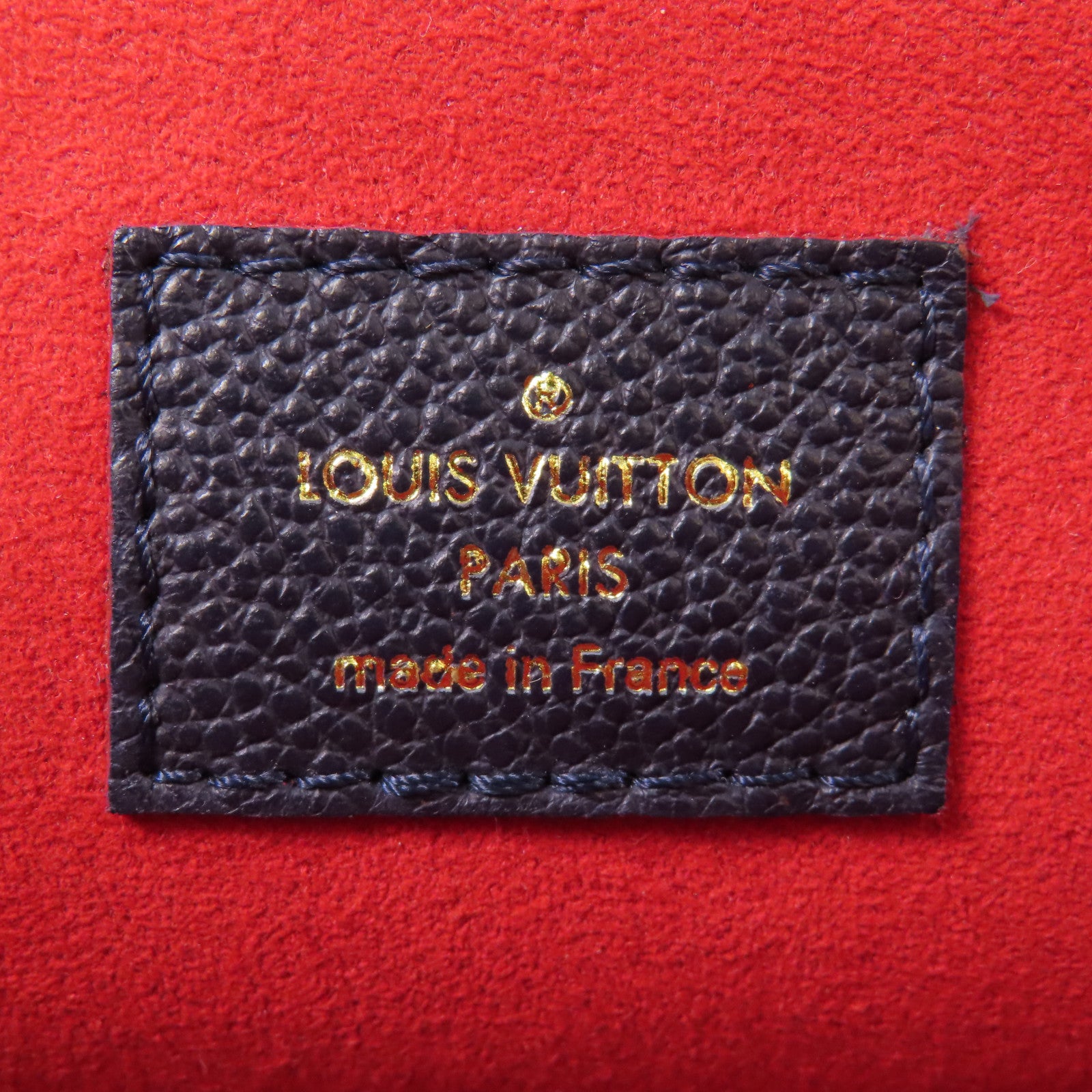 LOUIS VUITTON LV GHW Vavin PM Shoulder Bag M52271 Monogram Empreinte Navy