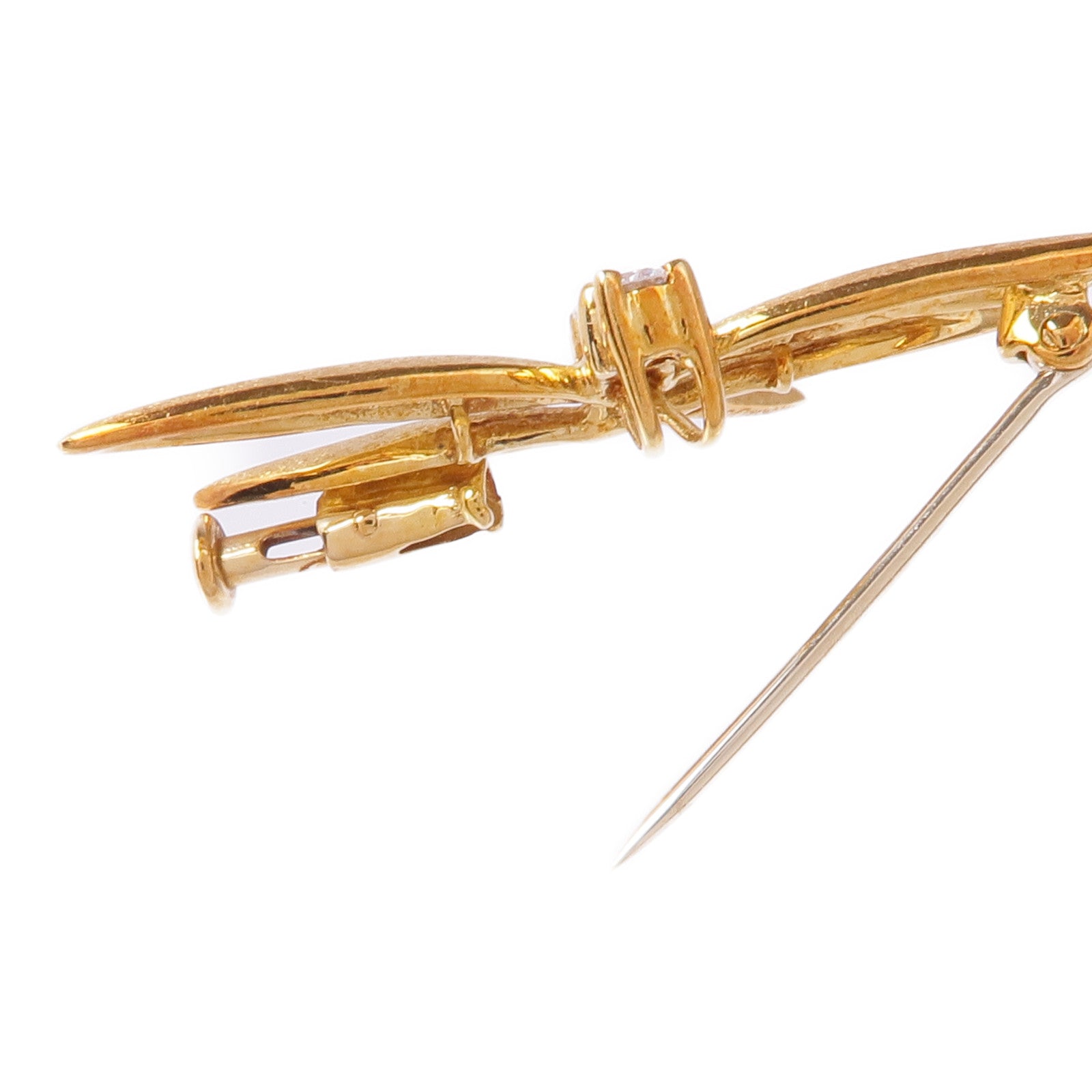 JEWELRY 18K黃金Diamond Brooch鑽石胸針