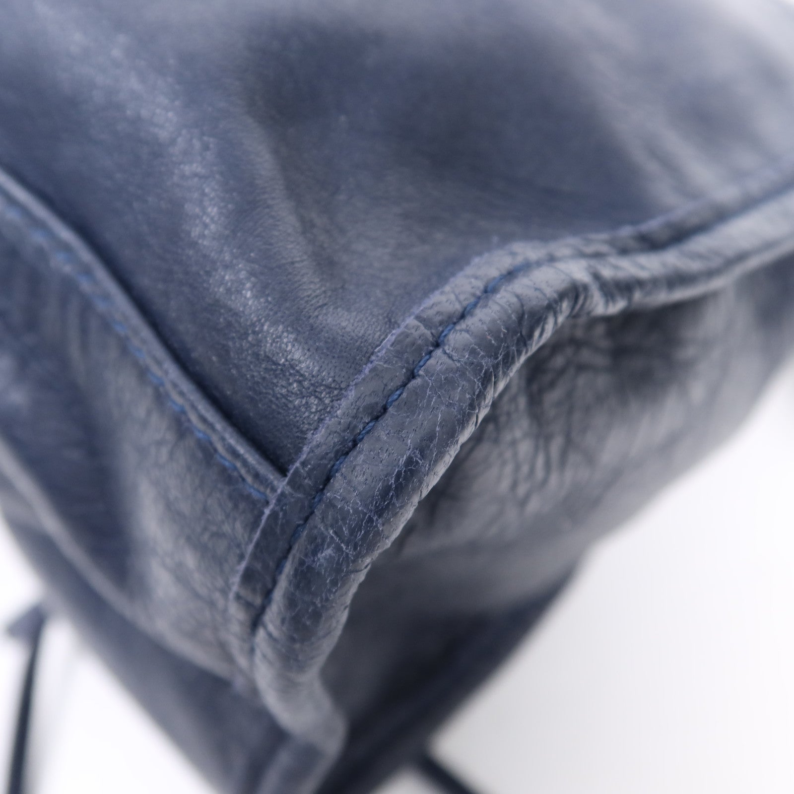 BALENCIAGA 牛皮皮革Nano City銀扣手挽肩背兩用袋