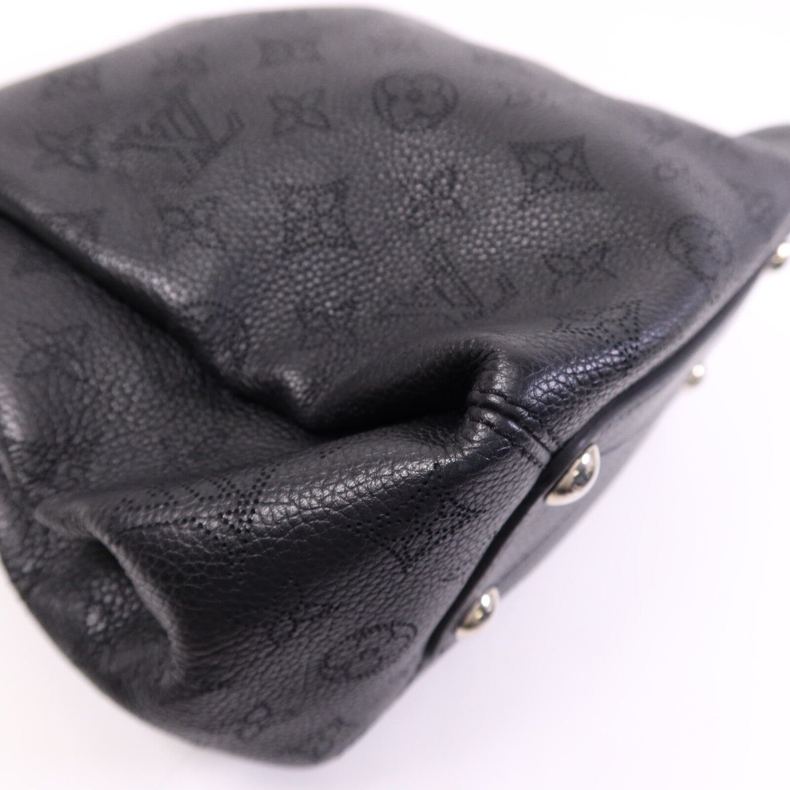 LOUIS VUITTON 【激減優惠】Monogram Mahina Babylone Chain BB銀扣肩背袋