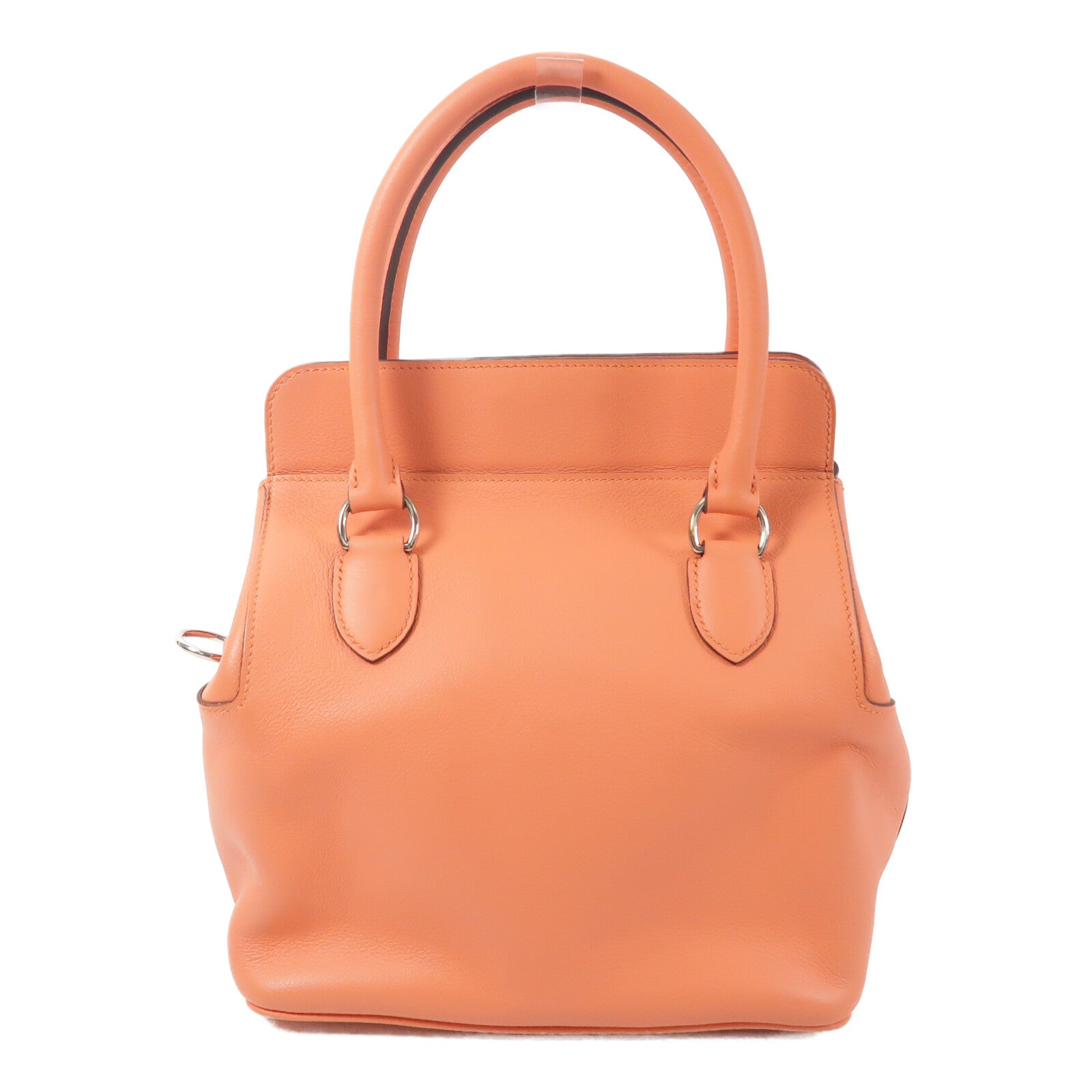 HERMES Evercolor皮革Toolbox 20手挽肩背兩用袋Crevette
