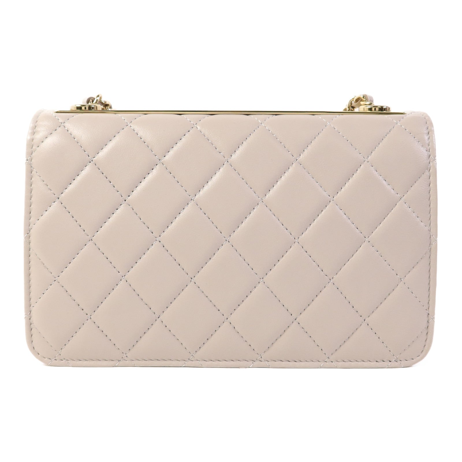 CHANEL 羊皮皮革Trendy CC金扣鏈帶肩背袋