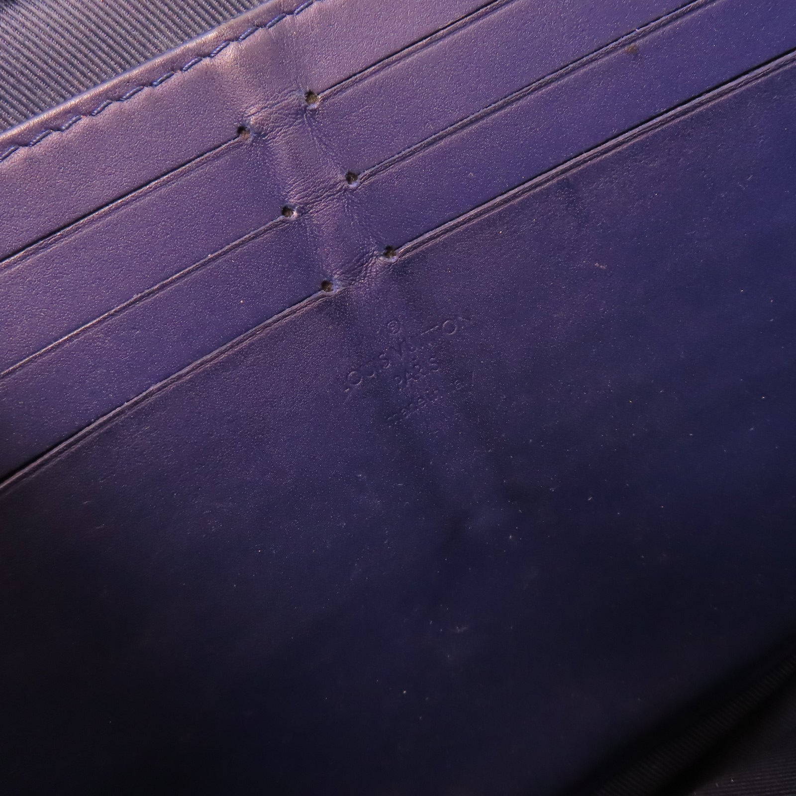 LOUIS VUITTON LV SHW Pochette Voyage MM Pouch M81442 Mono-on-bandana Blue